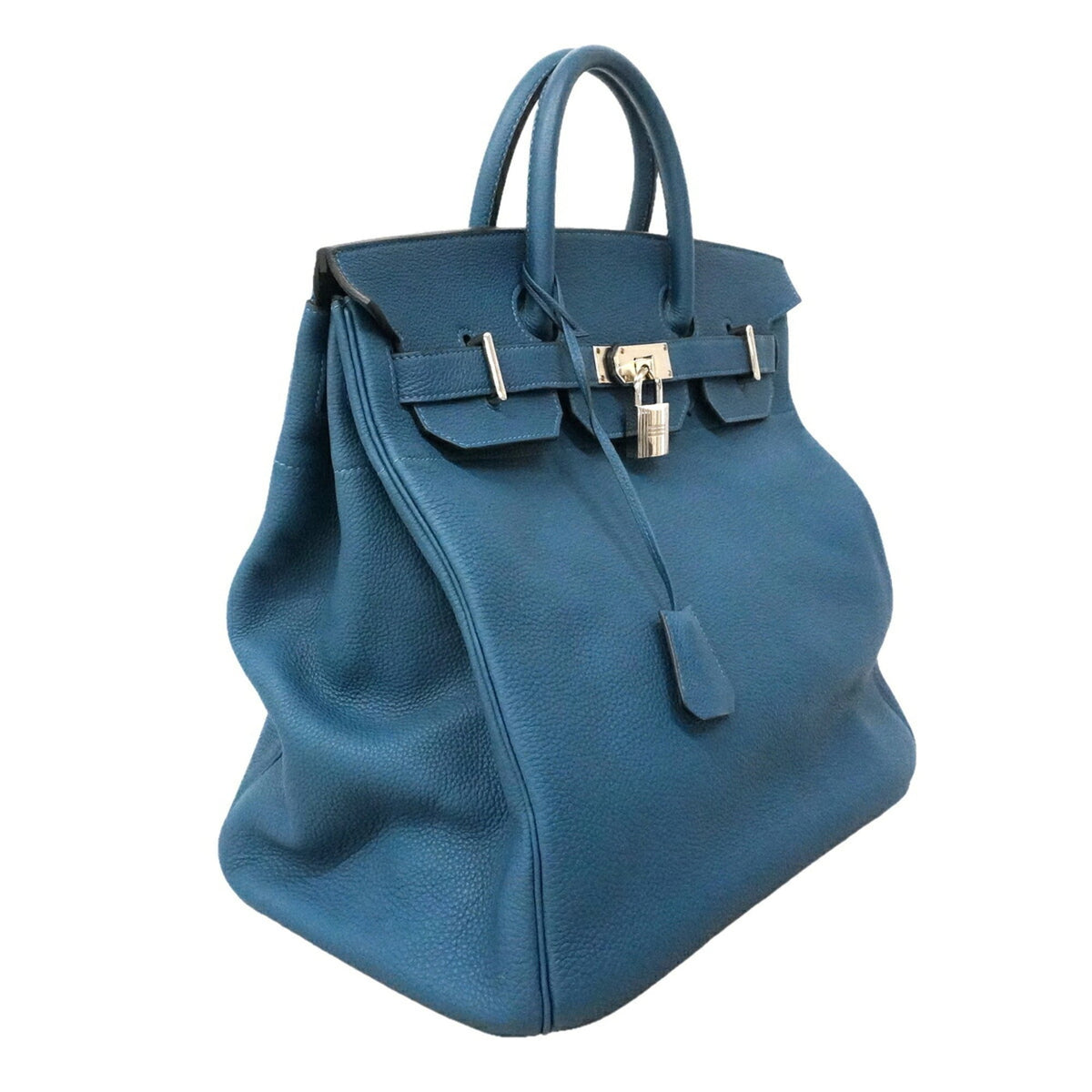 Hermes Deep Blue Togo Leather Handbag (Pre-Owned)