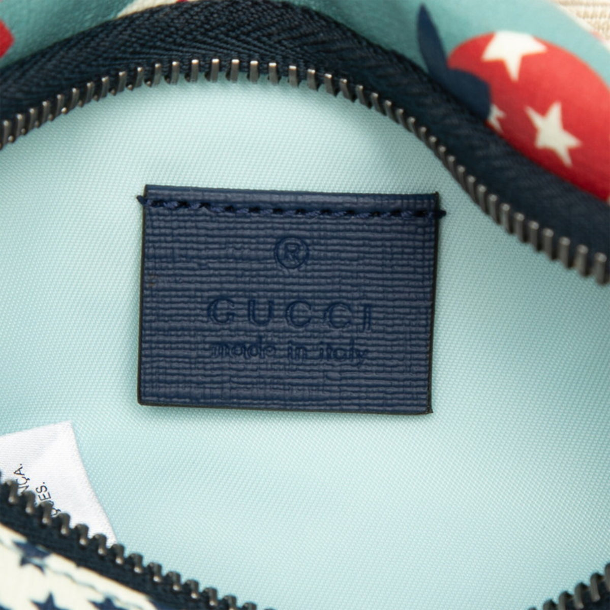 Gucci Blue Multi-Color Pvc Sling Bag (Pre-Owned)