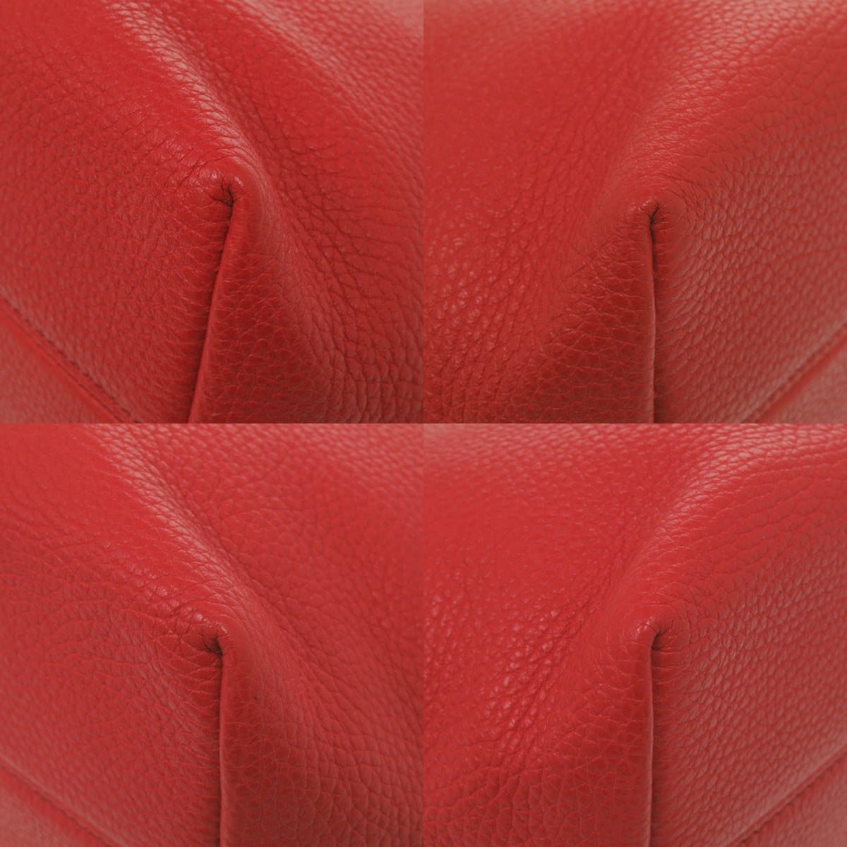 Dolce & Gabbana Red Color Leather Shoulder Bag (Pre-Owned)