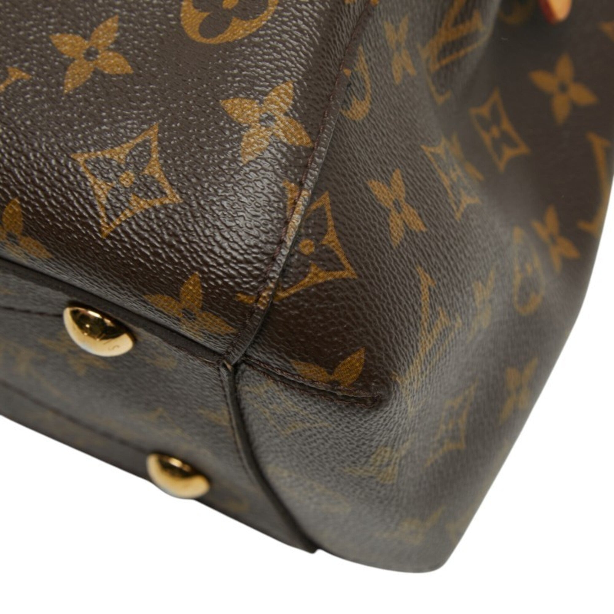 Louis Vuitton Brown Pvc Leather Handbag Shoulder Bag (Pre-Owned)