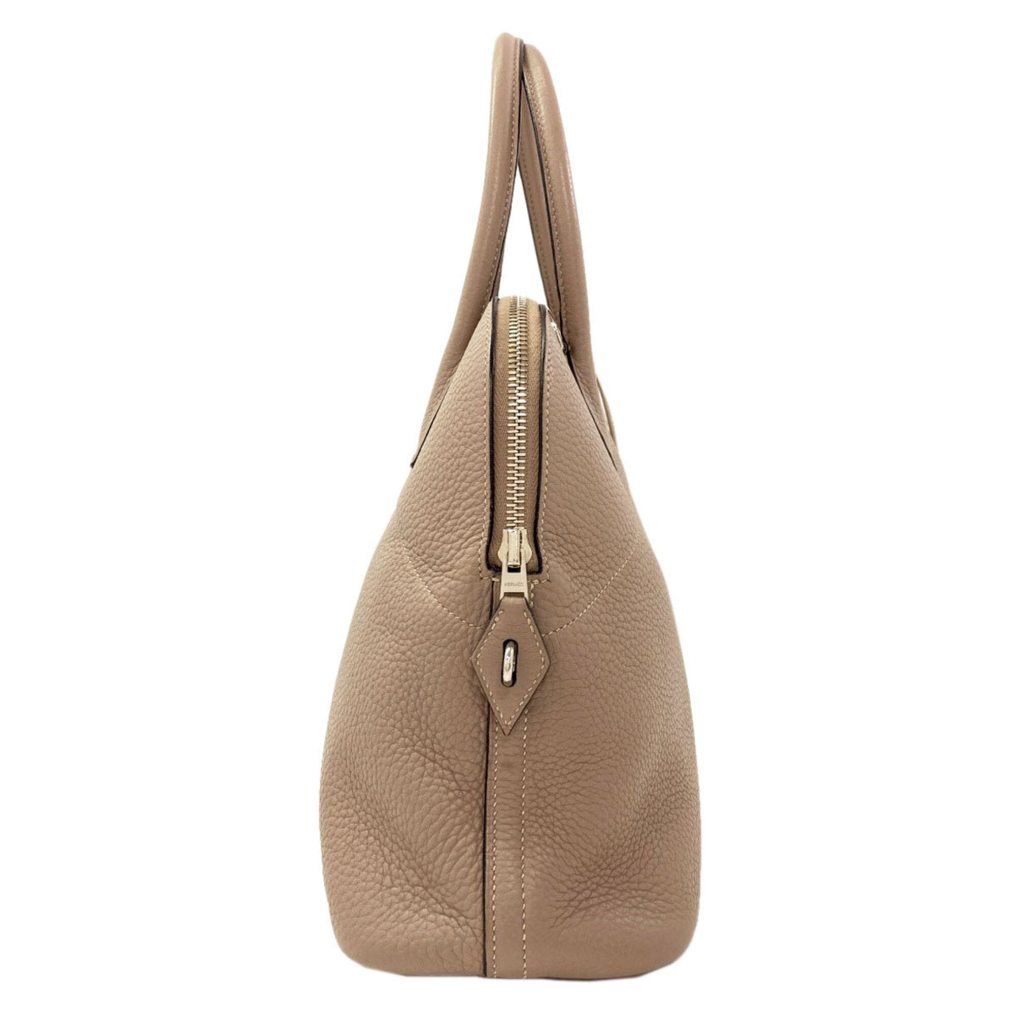 Hermes Taurillon Clemence Leather Handbag (Pre-Owned)