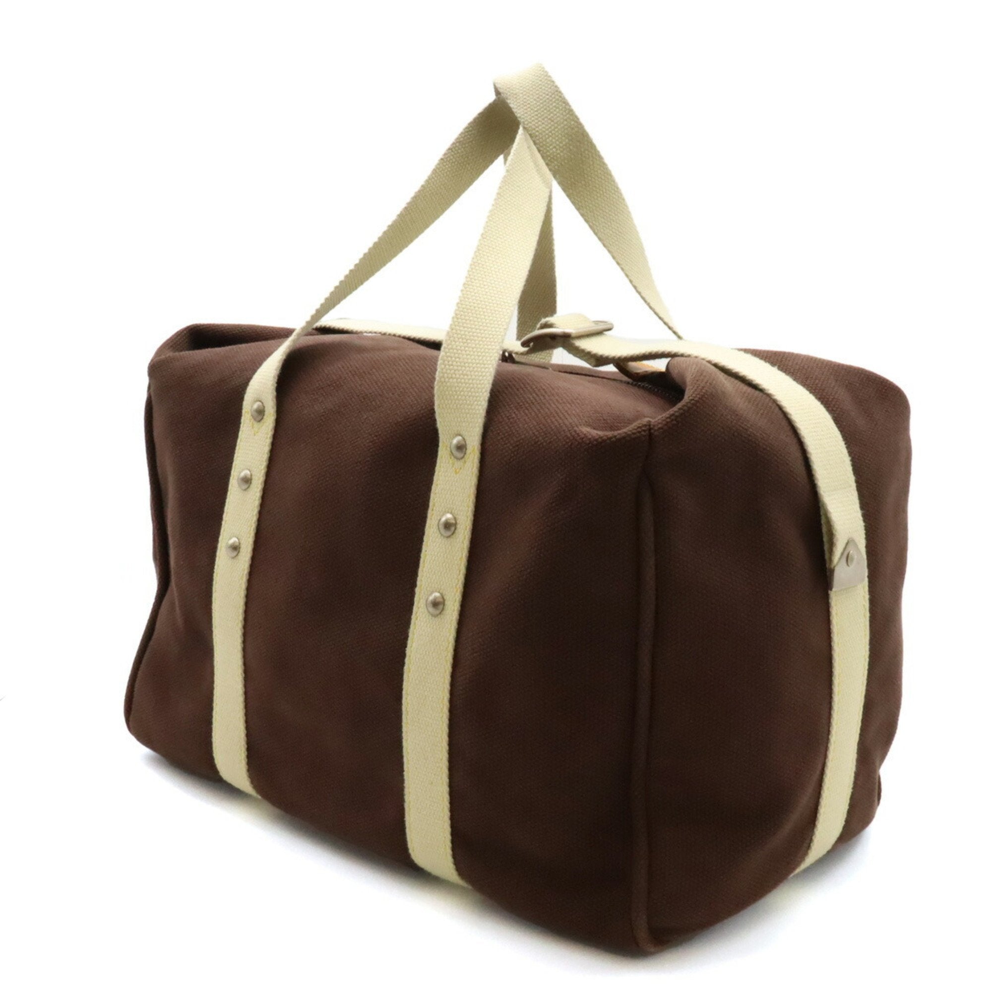 Louis Vuitton Moka Canvas Boston Bag Tote Bag (Pre-Owned)