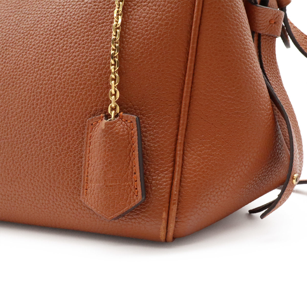 Louis Vuitton Brown Gold Brown Leather Handbag Shoulder Bag (Pre-Owned)