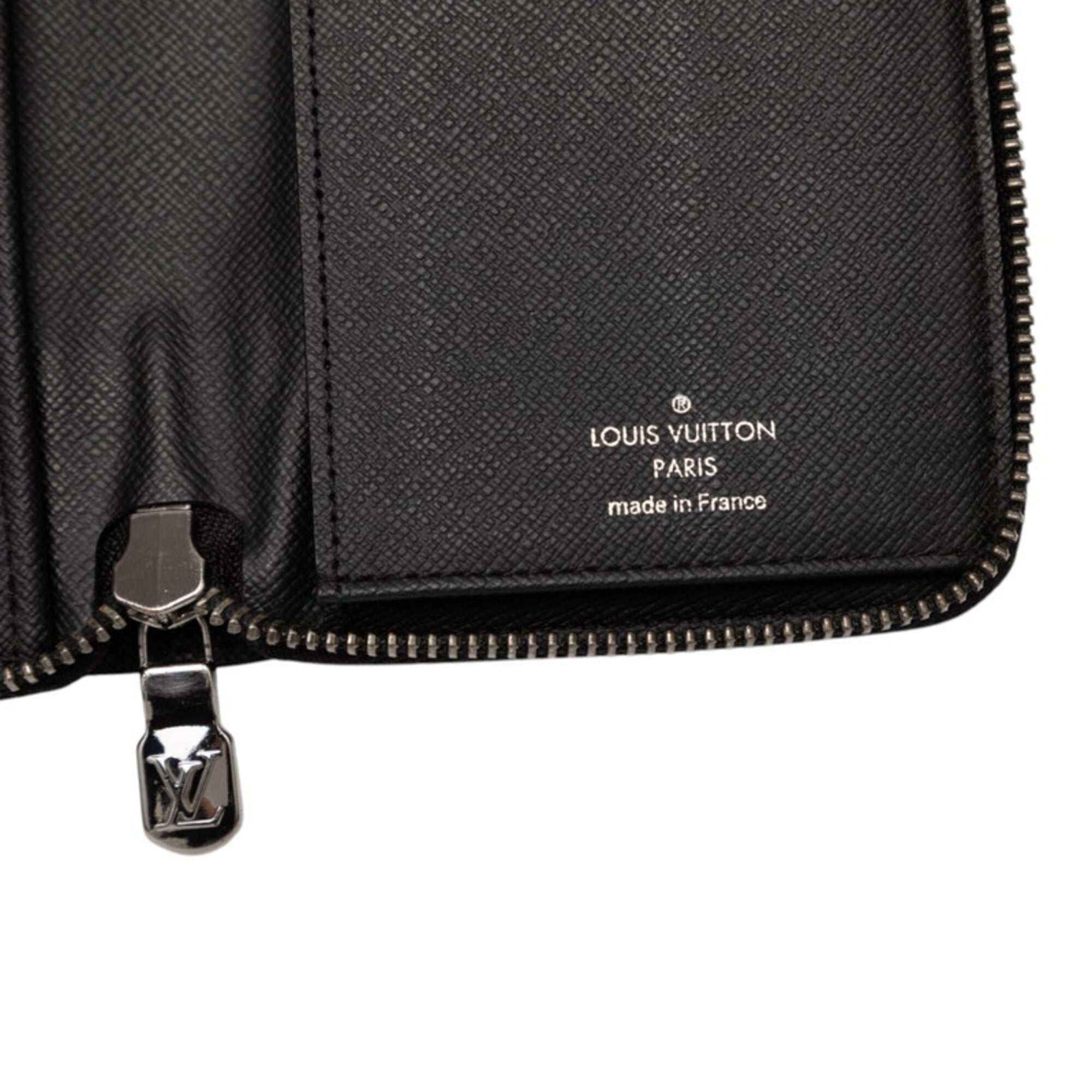 Louis Vuitton Black Pvc Leather Long Wallet (Bi-Fold) (Pre-Owned)
