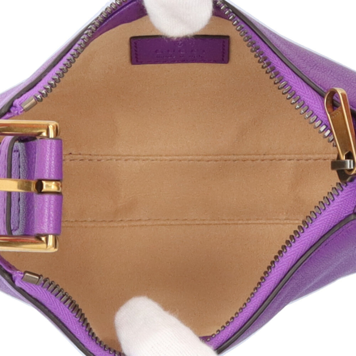 Gucci Purple Leather Handbag (Pre-Owned)