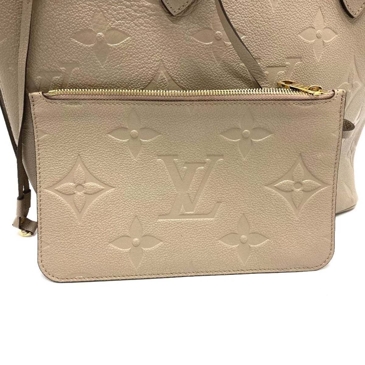 Louis Vuitton Grayish Monogram Empreinte Shoulder Bag Tote Bag (Pre-Owned)