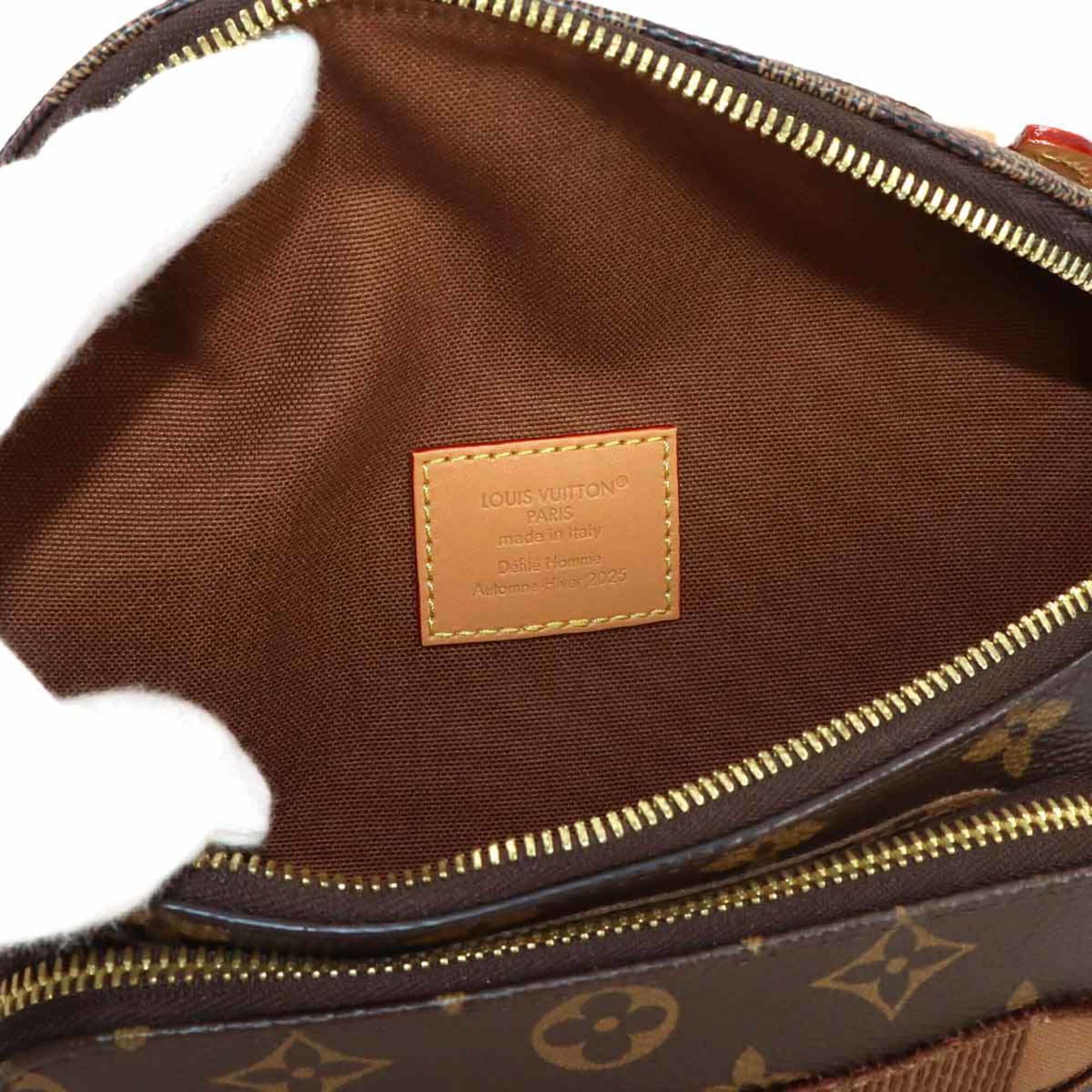 Louis Vuitton Brown Ebene Monogram Monogram Damier Canvas Handbag Sling Bag (Pre-Owned)