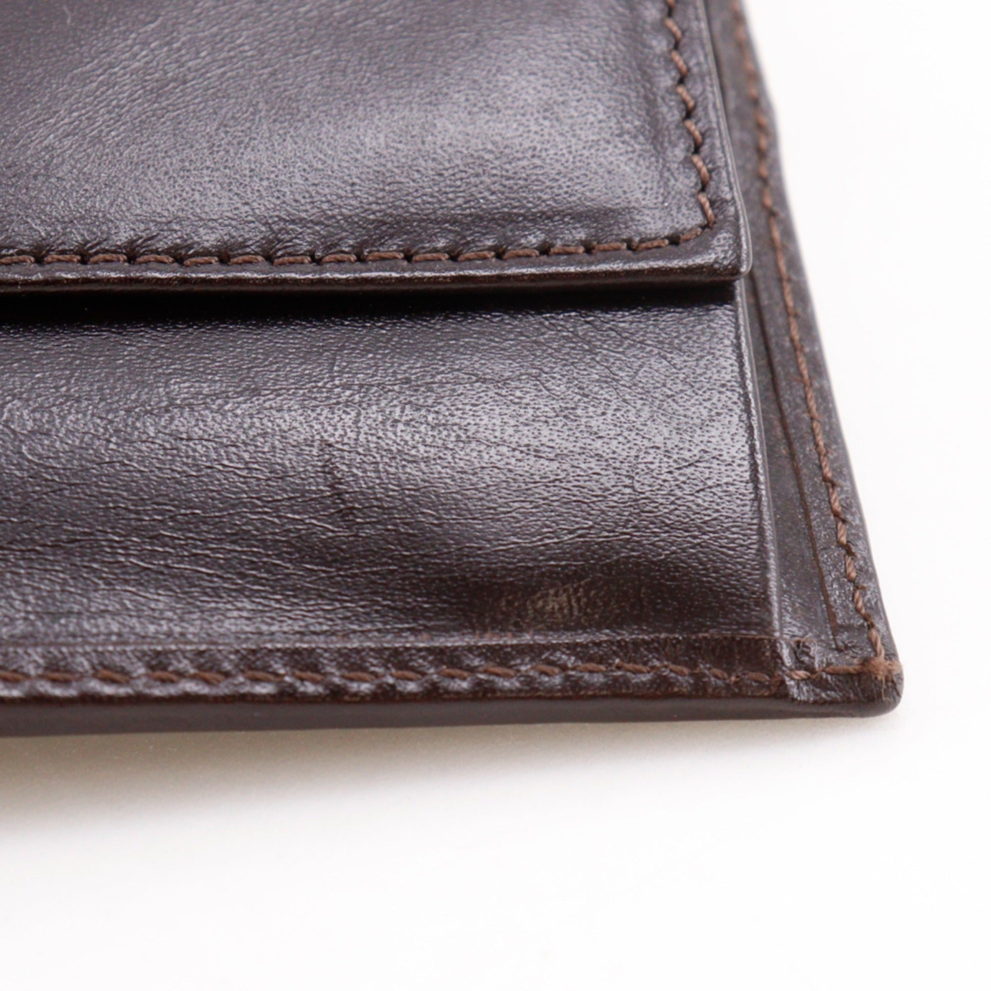 Fendi Zucca Brown Nylon Canvas Wallet (Tri-Fold) (Pre-Owned)