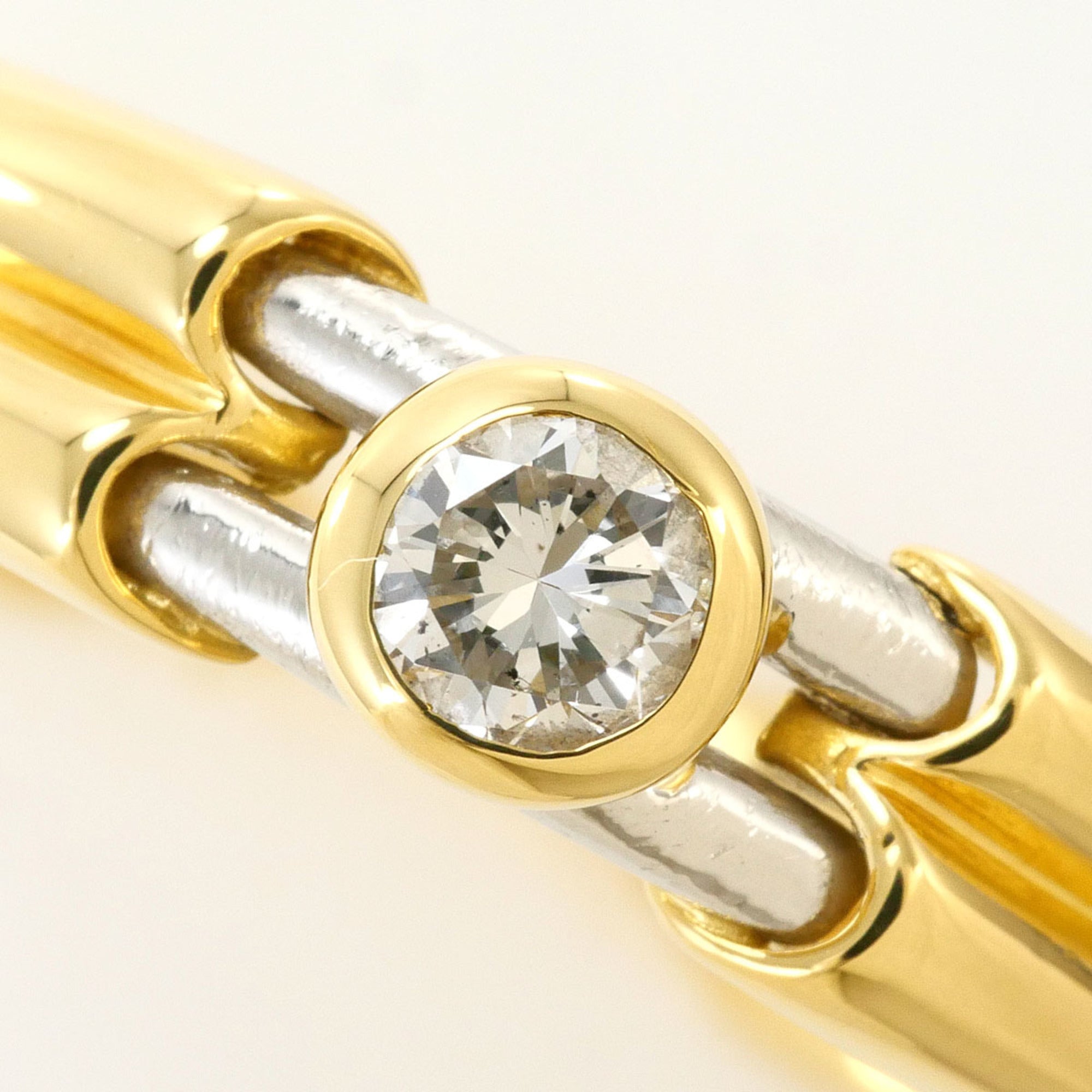 Unbranded Platinum Yellow Gold Yellow Gold (18K) Platinum Band Ring (Pre-Owned)