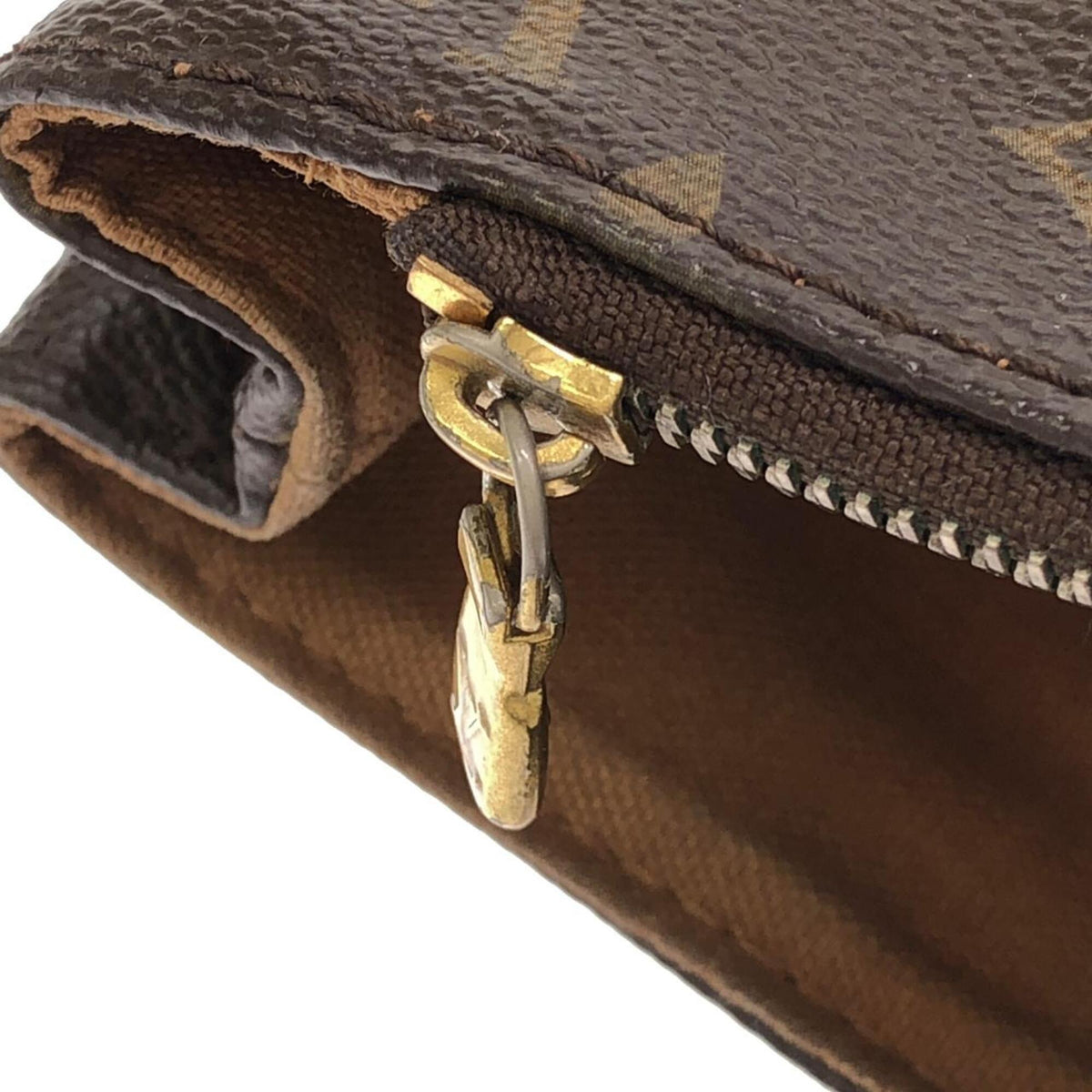 Louis Vuitton Marron Coated Canvas Handbag (Pre-Owned)