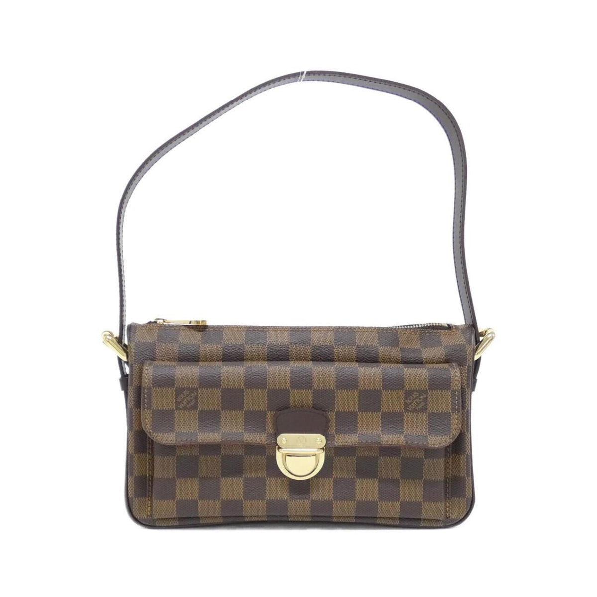 Louis Vuitton Ebene Coated Canvas Shoulder Bag (Pre-Owned)
