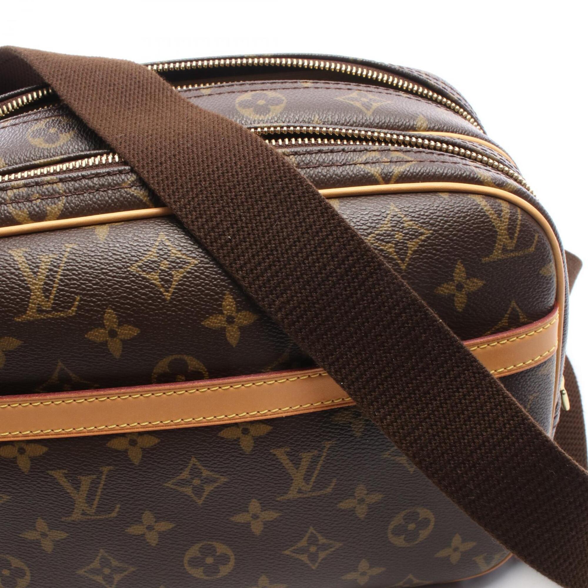 Louis Vuitton Brown Coated Canvas Monogram Pvc Leather Handbag Shoulder Bag (Pre-Owned)