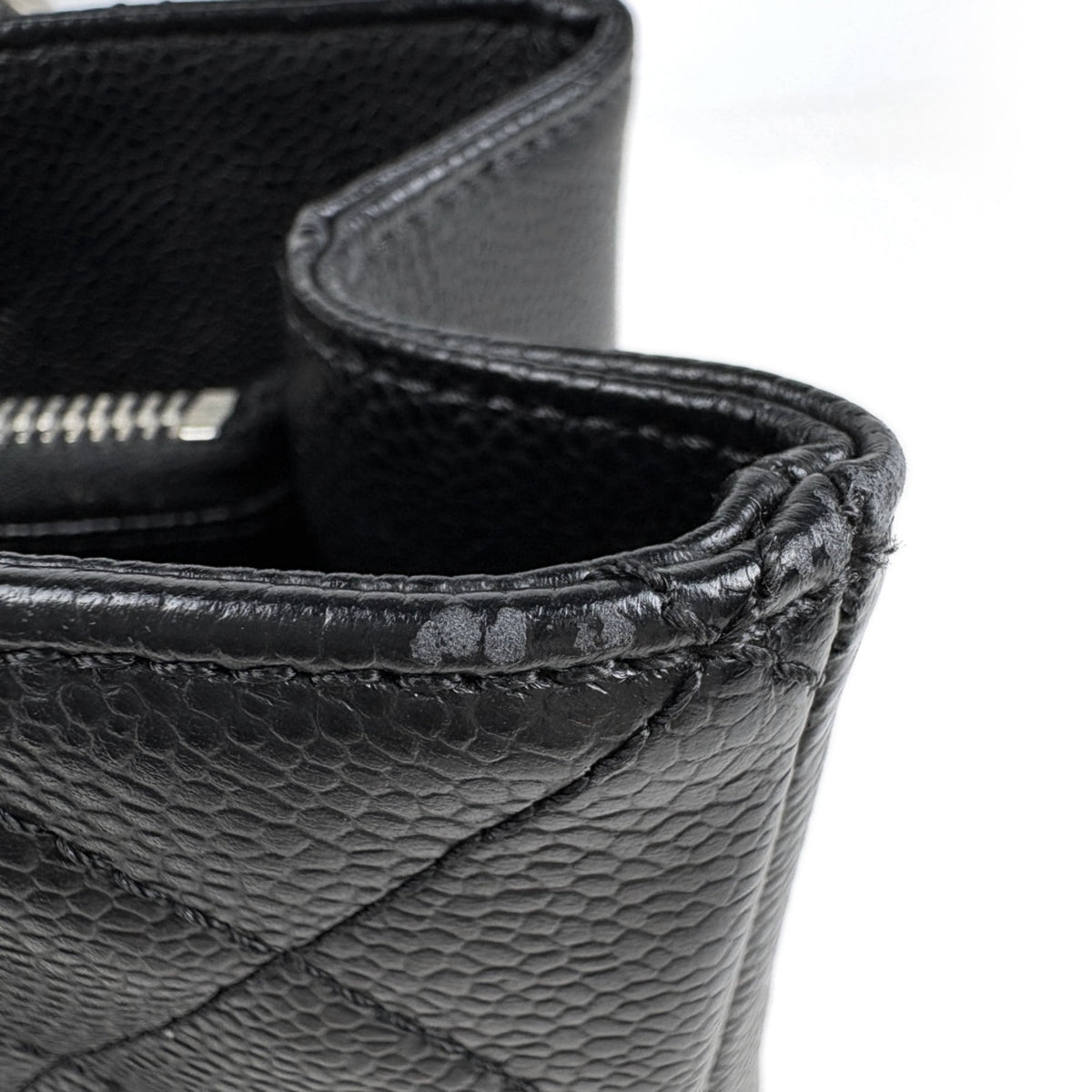 Chanel Matelasse Black Grained Calfskin Tote Bag (Pre-Owned)