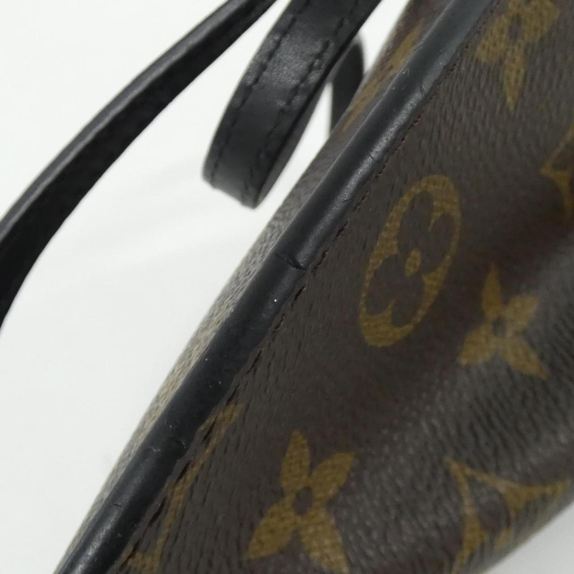 Louis Vuitton Monogram Marron Coated Canvas Shoulder Bag (Pre-Owned)