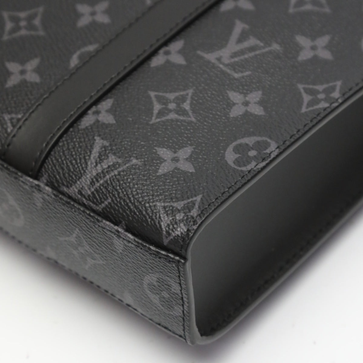 Louis Vuitton Black Monogram Eclipse Canvas Shoulder Bag Tote Bag (Pre-Owned)