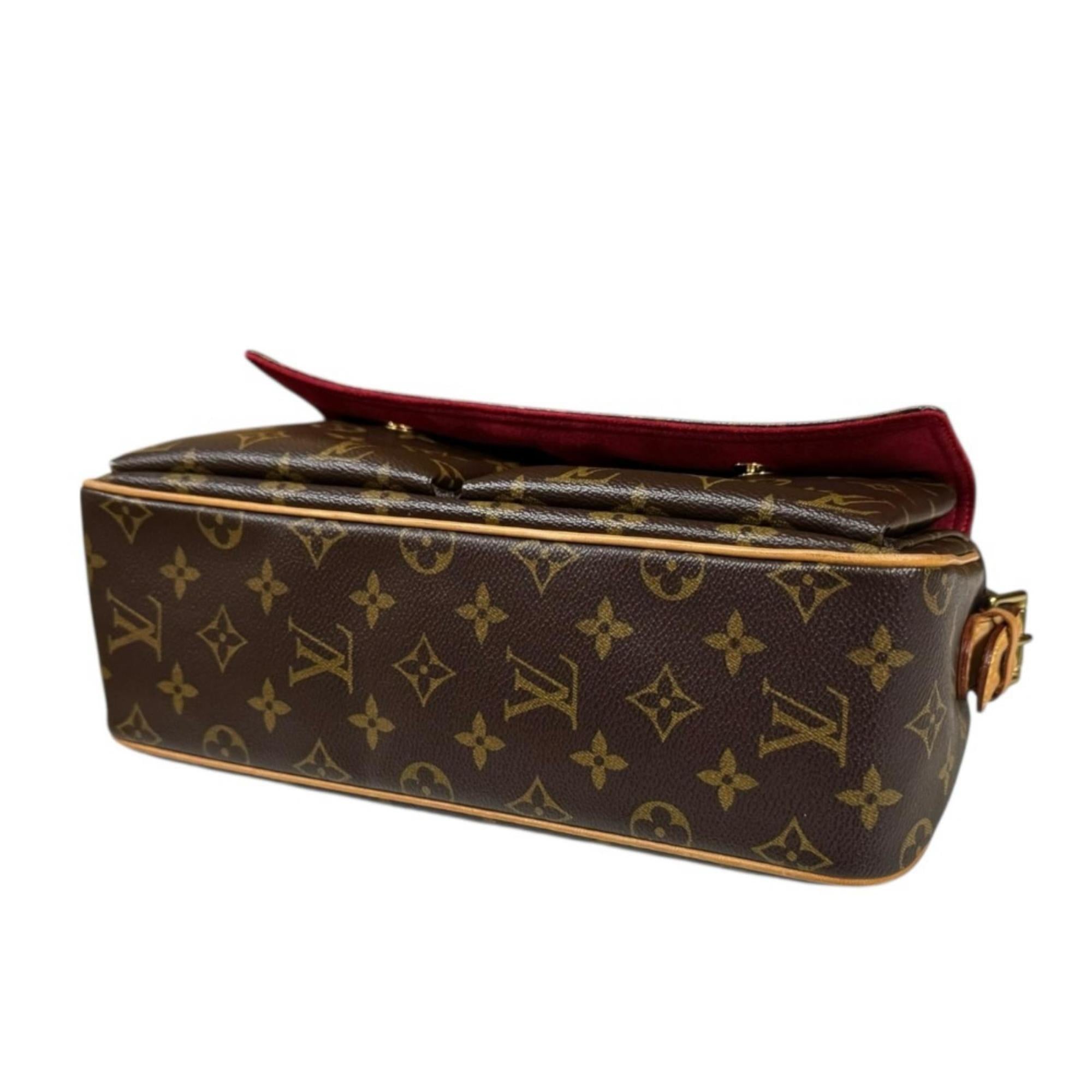 Louis Vuitton Brown Monogram Canvas Shoulder Bag (Pre-Owned)