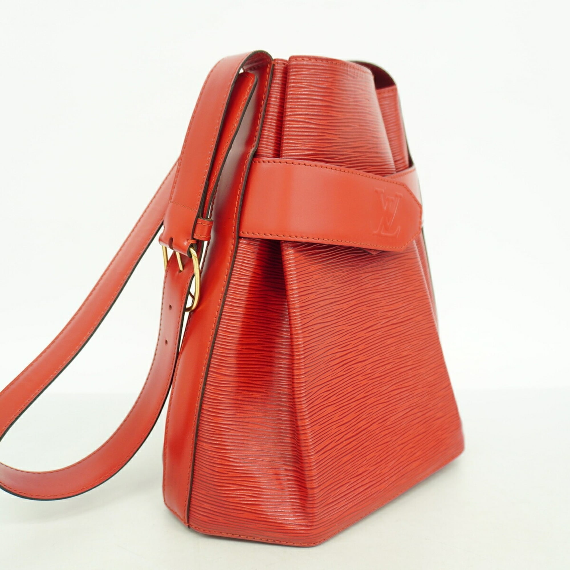 Louis Vuitton Castilian Red Shoulder Bag (Pre-Owned)