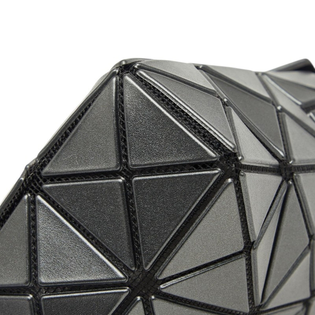 Issey Miyake Black Gray Pvc Handbag (Pre-Owned)