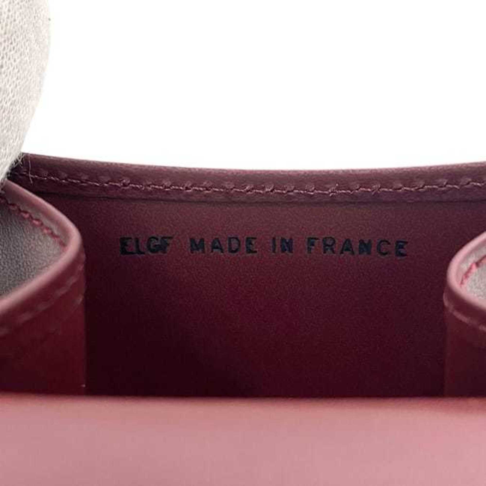 Cartier Bordeaux Wine Red Leather Coin Purse/Coin Case (Pre-Owned)