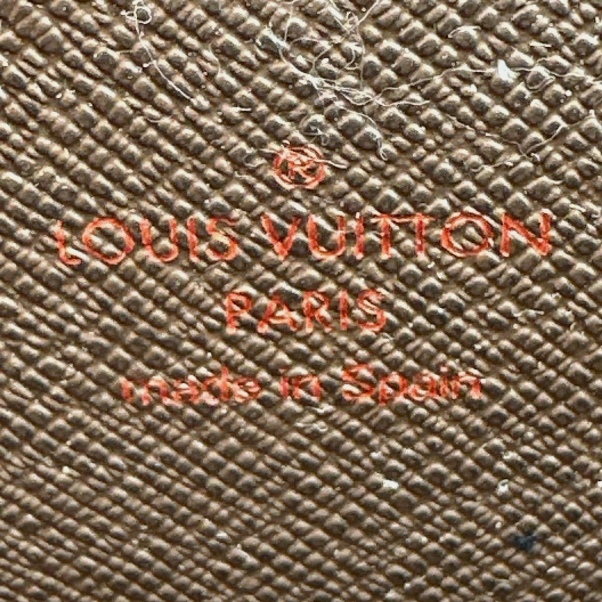 Louis Vuitton Brown Ebene Damier Canvas Long Wallet (Bi-Fold) (Pre-Owned)