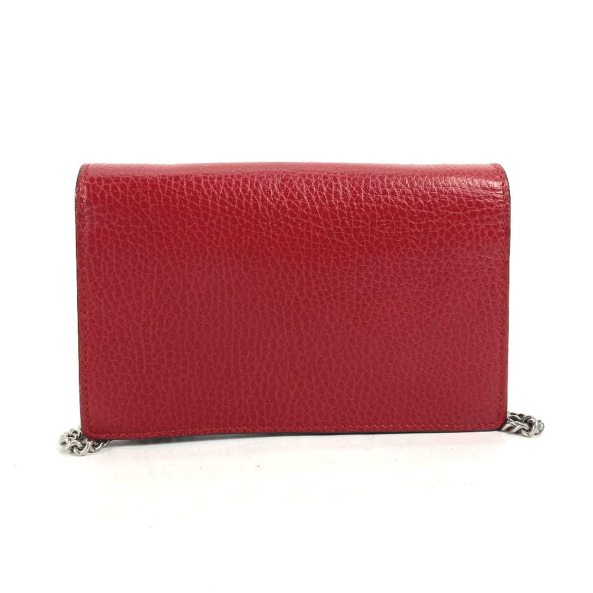 Gucci Red Leather Shoulder Bag (Pre-Owned)