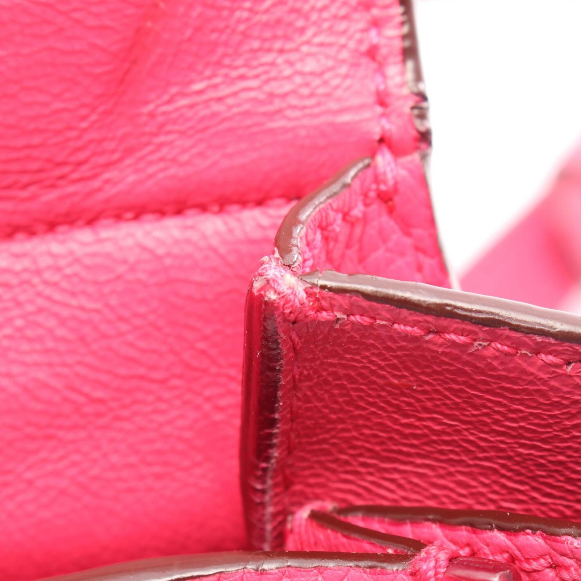 Salvatore Ferragamo Pink Leather Handbag (Pre-Owned)