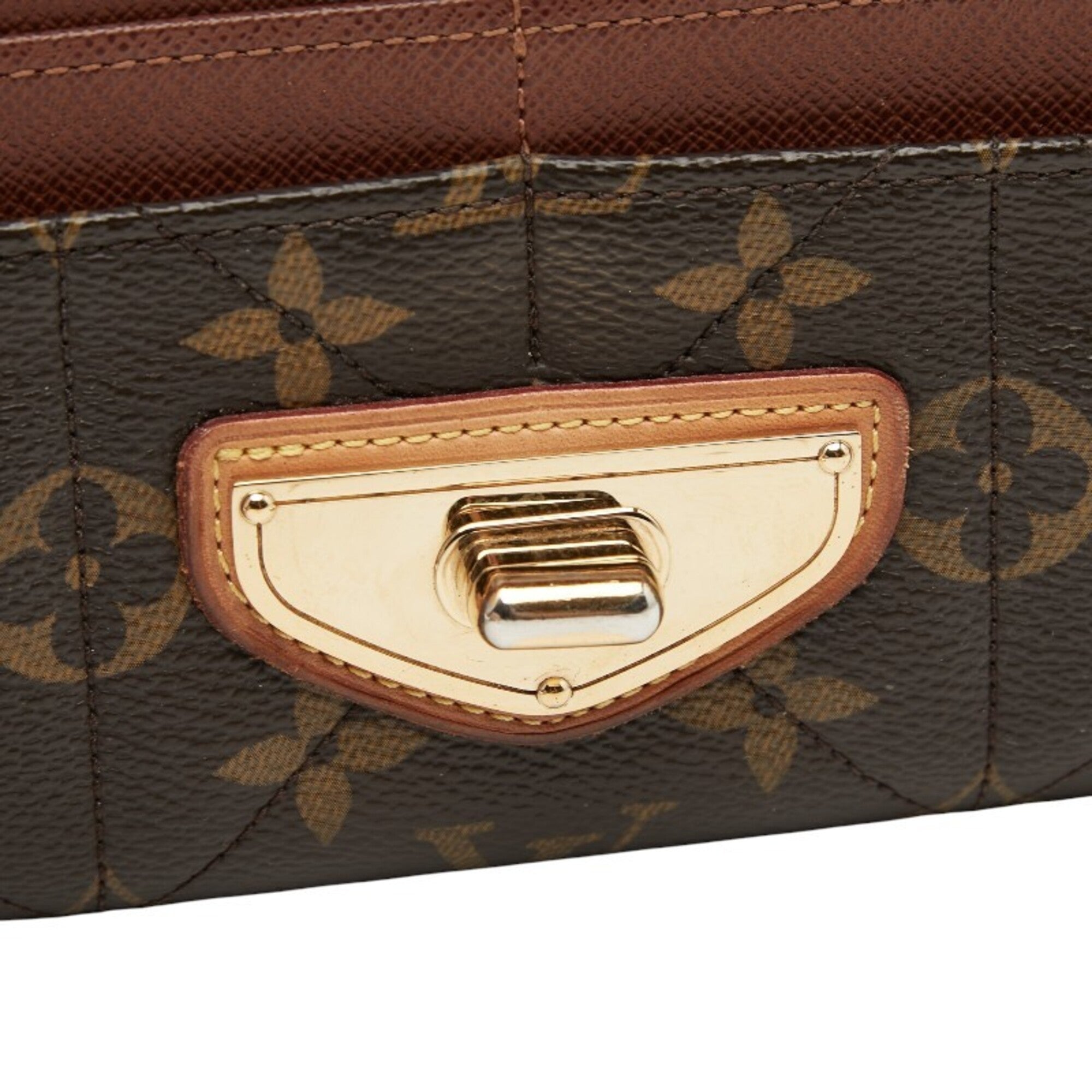 Louis Vuitton Monogram Etoile Brown Pvc Leather Long Wallet (Bi-Fold) (Pre-Owned)