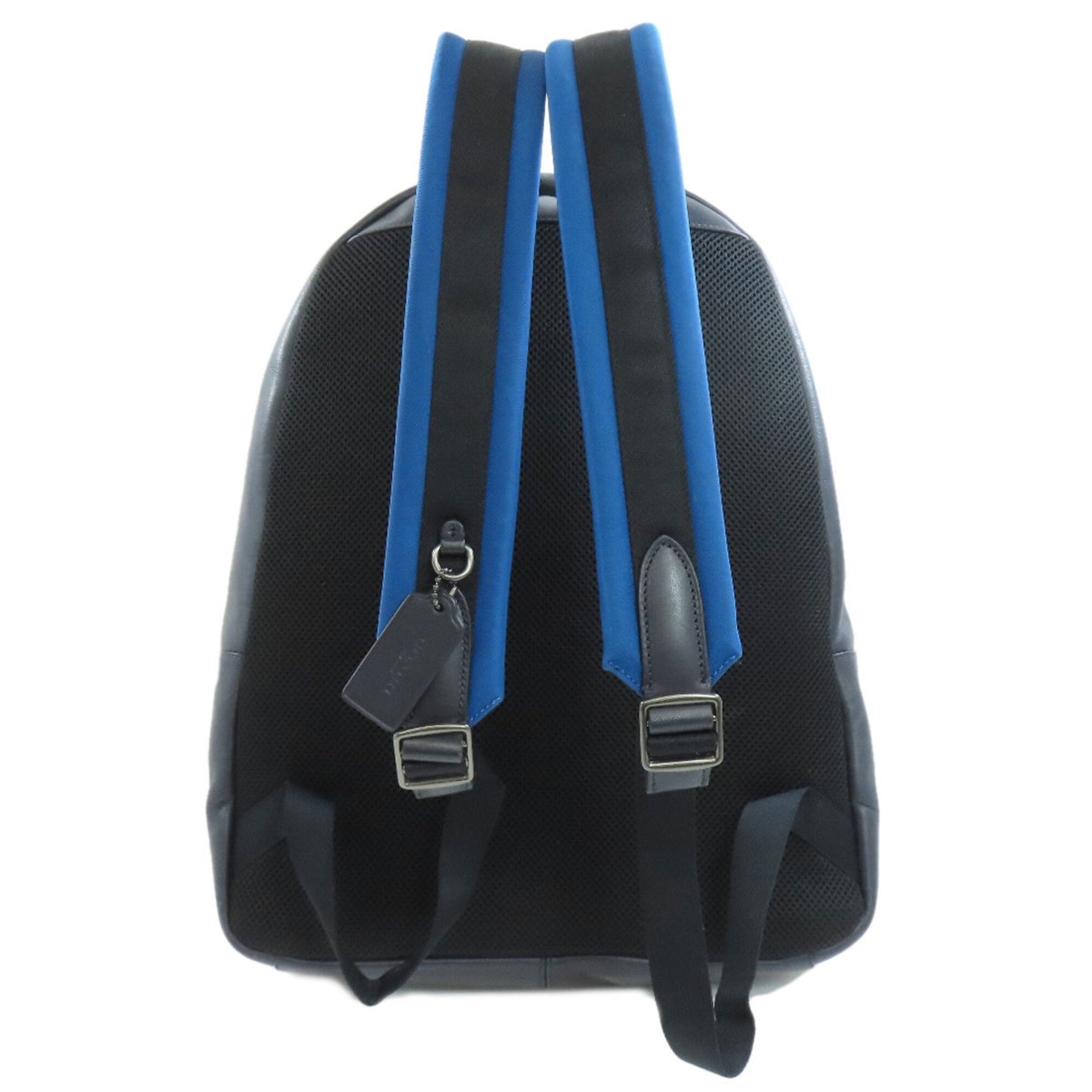 Coach Blue Leather Backpack (Pre-Owned)