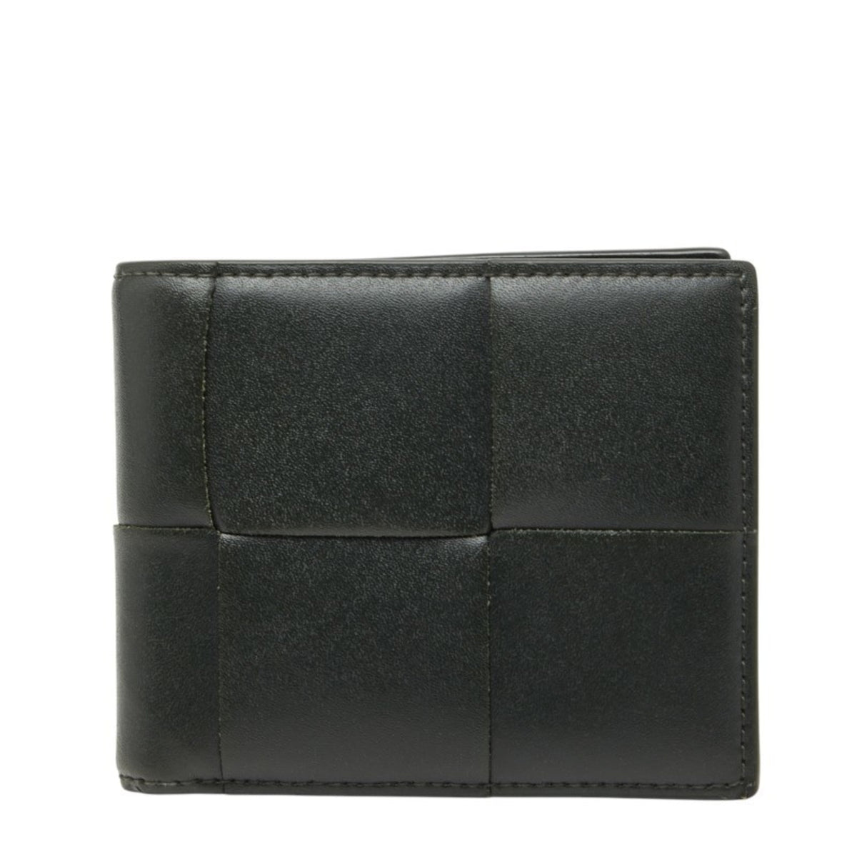 Bottega Veneta Khaki Leather Bill Wallet (Bi-Fold) (Pre-Owned)