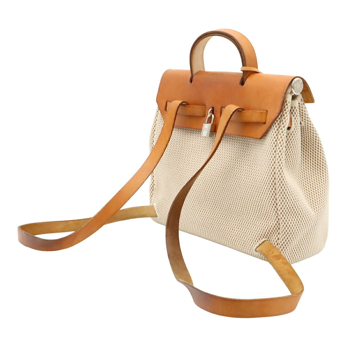 Hermes Beige Backpack Handbag (Pre-Owned)