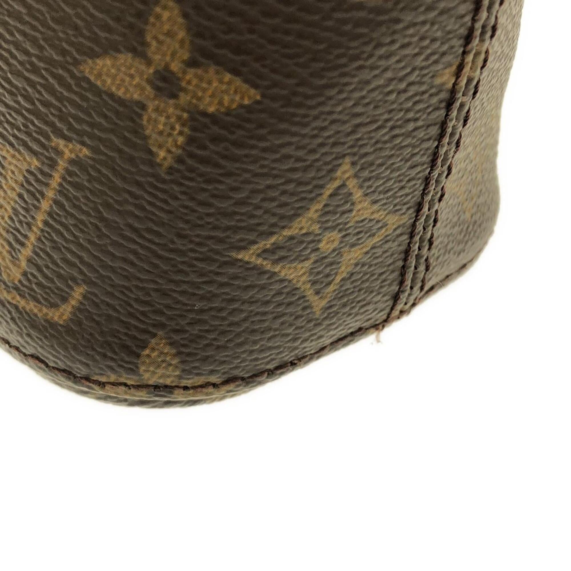 Louis Vuitton Marron Coated Canvas Handbag (Pre-Owned)