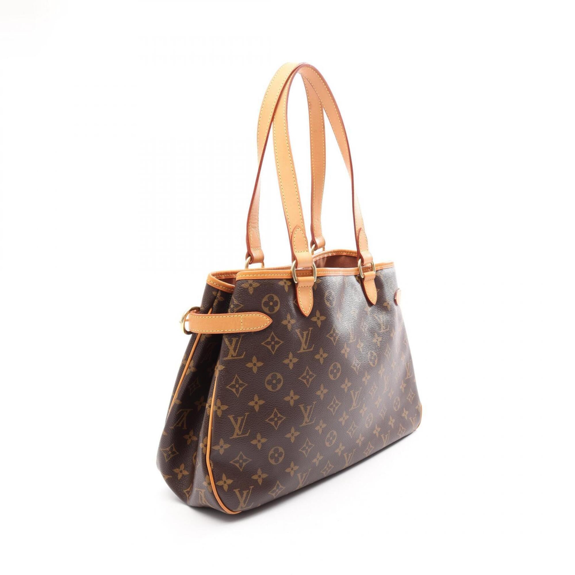 Louis Vuitton Brown Pvc Coated Canvas Leather Handbag Shoulder Bag (Pre-Owned)