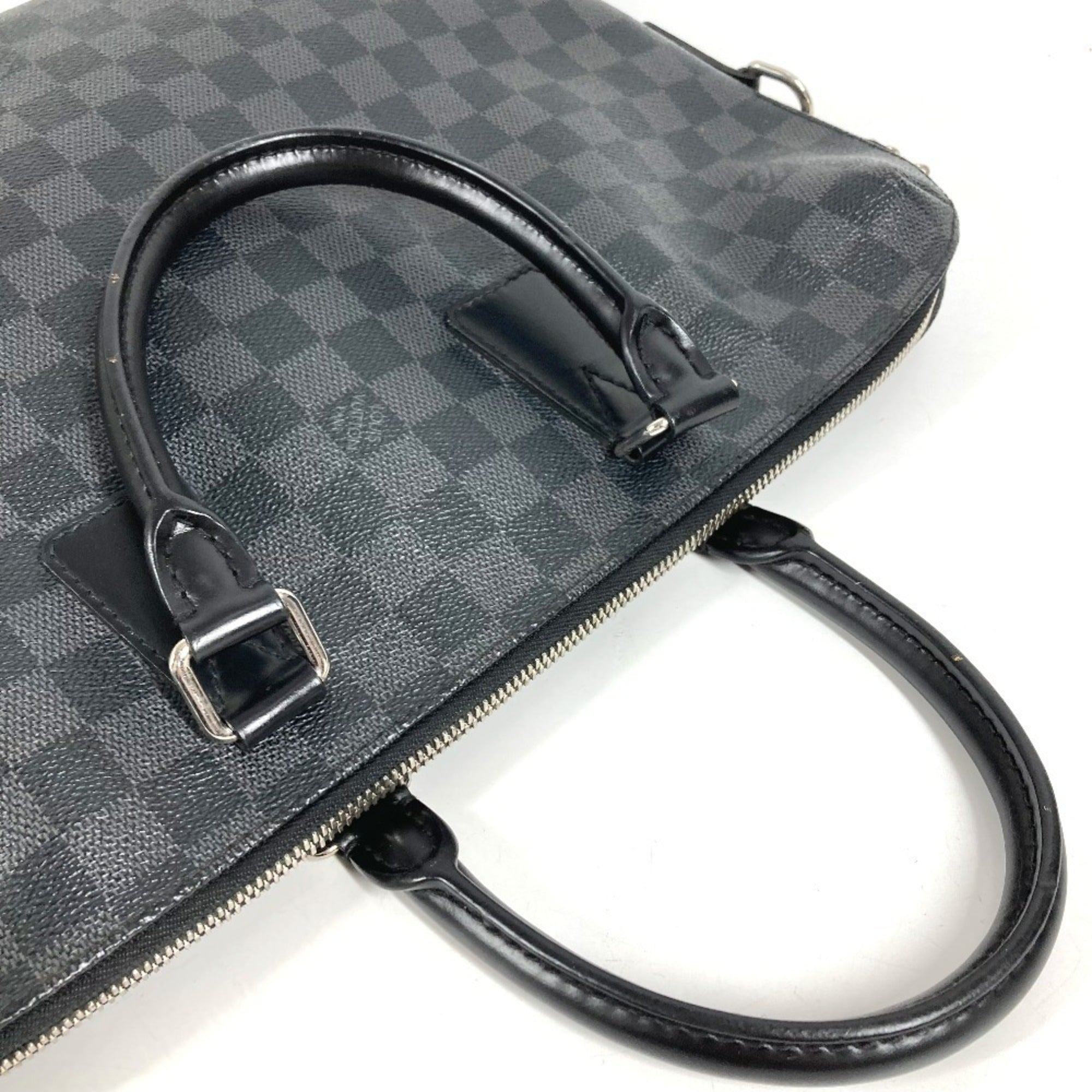 Louis Vuitton Black Damier Graphite Briefcase Handbag (Pre-Owned)