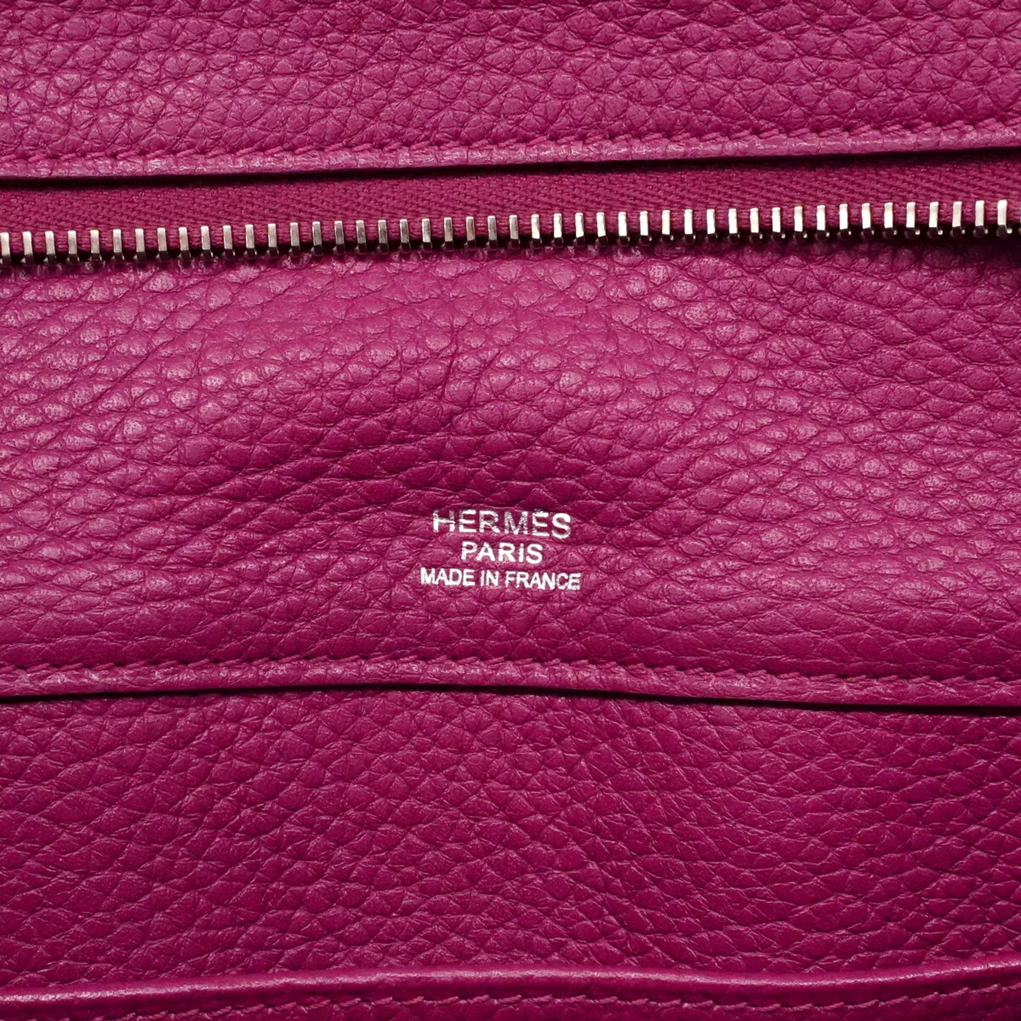 Hermes Tosca Taurillon Clemence Leather Handbag (Pre-Owned)