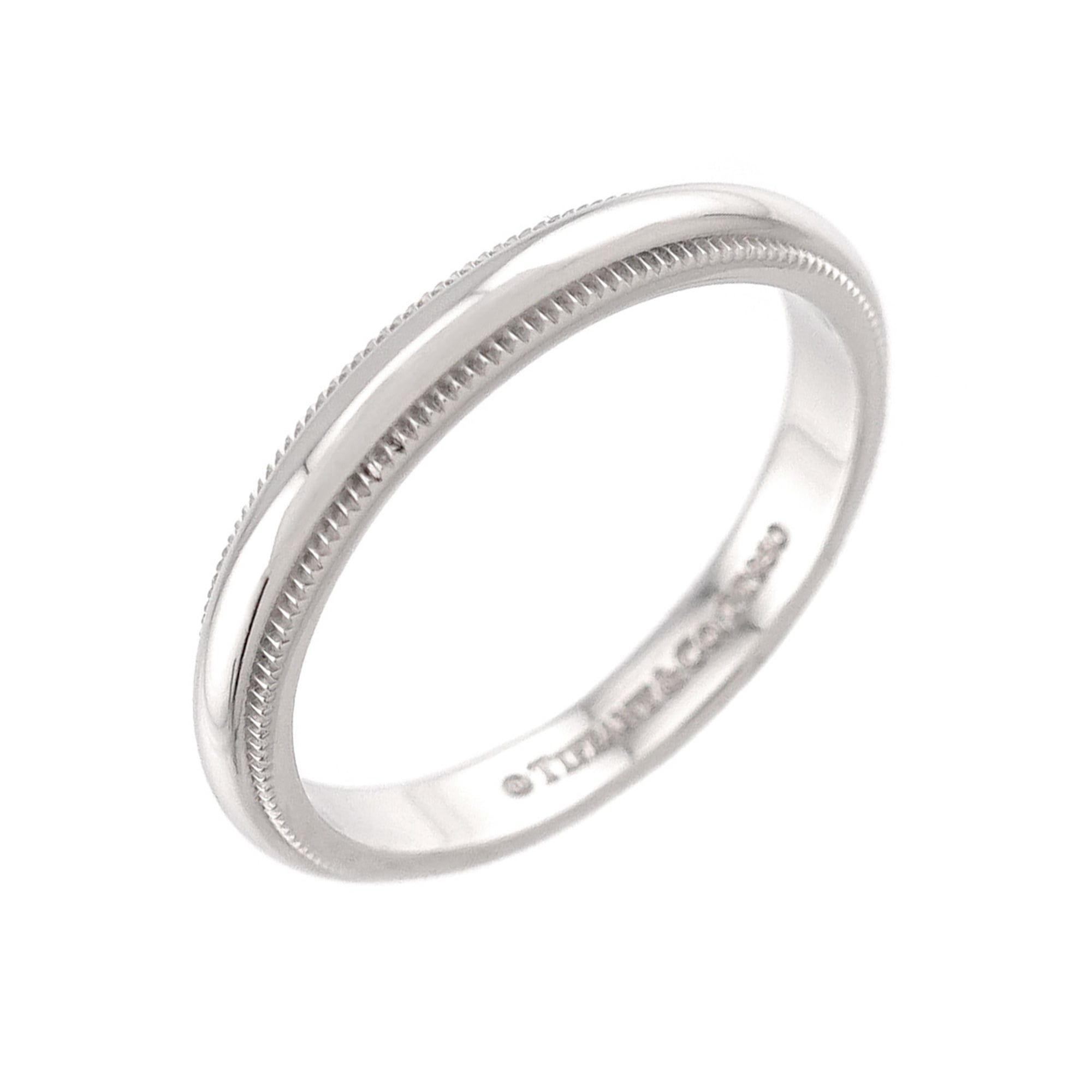 Tiffany Platinum 950 Band Ring (Pre-Owned)