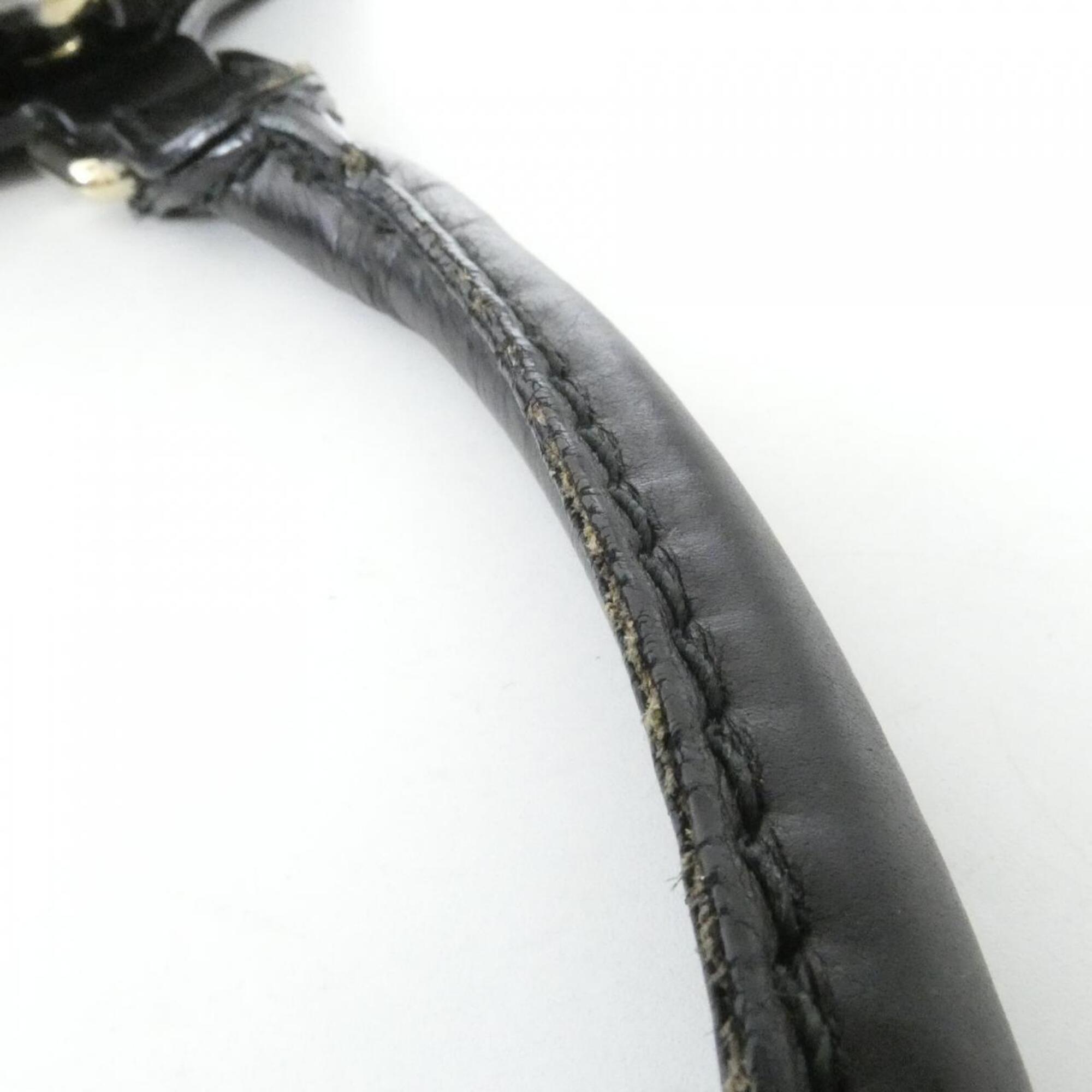 Gucci Black Leather Handbag (Pre-Owned)