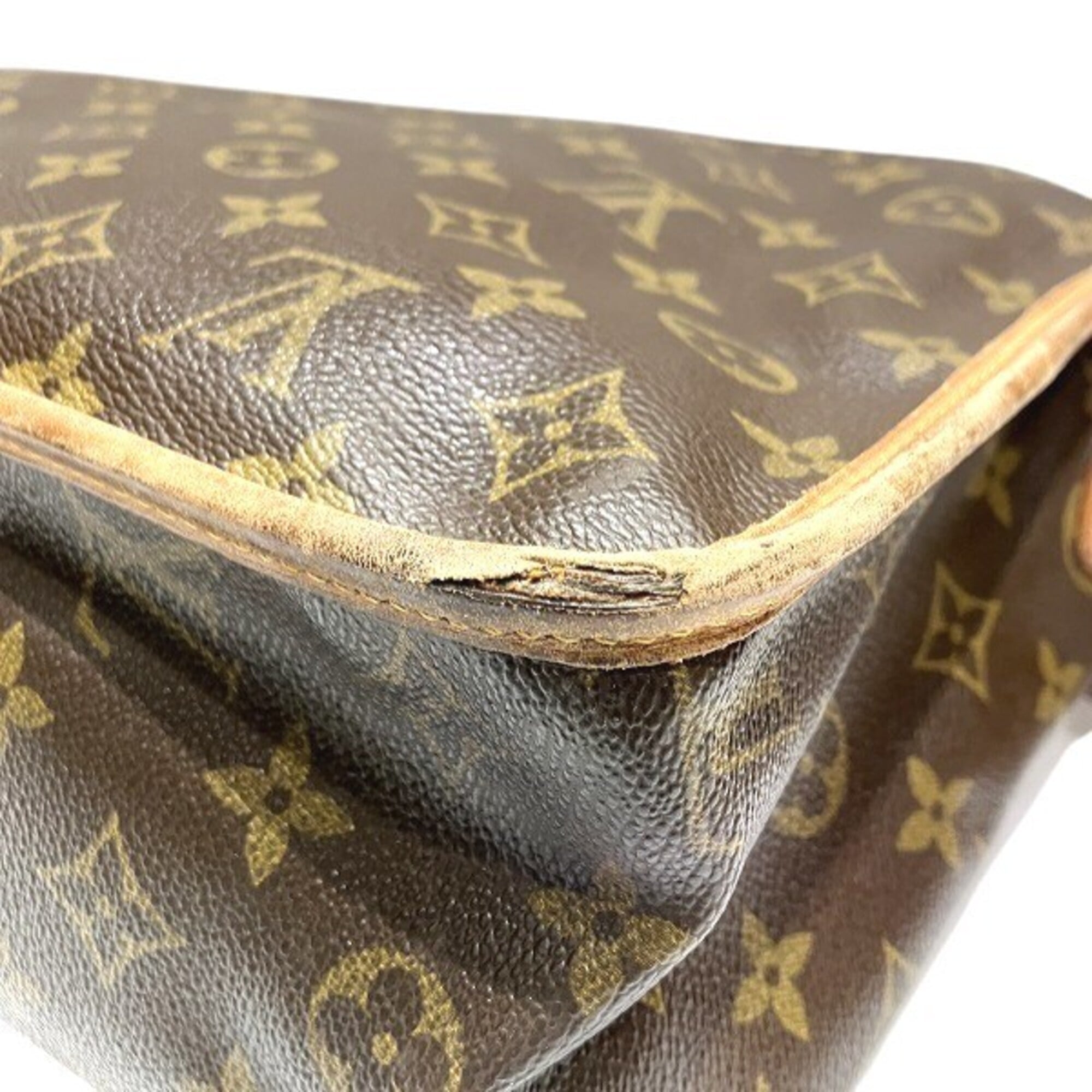Louis Vuitton Brown Monogram Handbag Shoulder Bag (Pre-Owned)