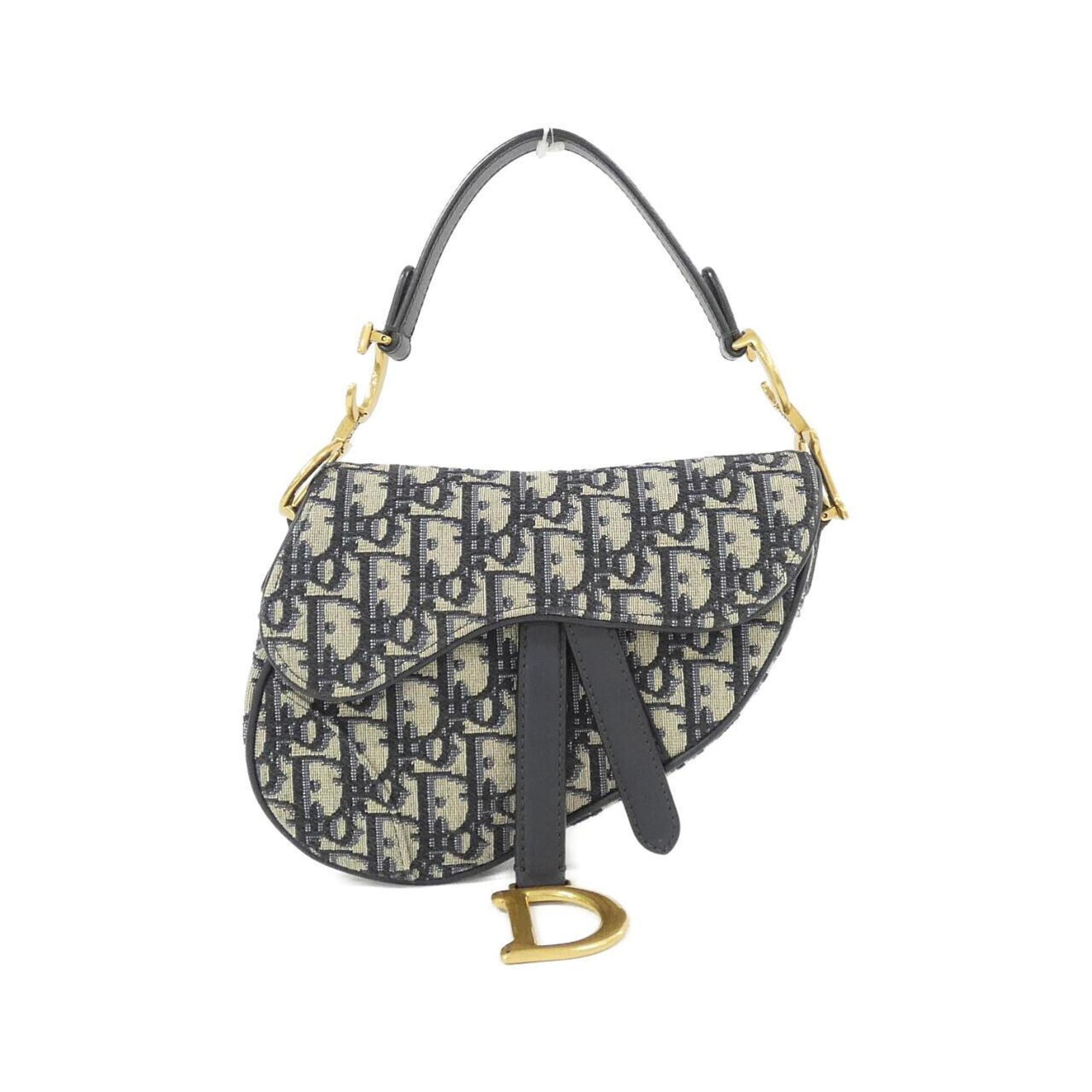 Christian Dior Blue Canvas Handbag (Pre-Owned)
