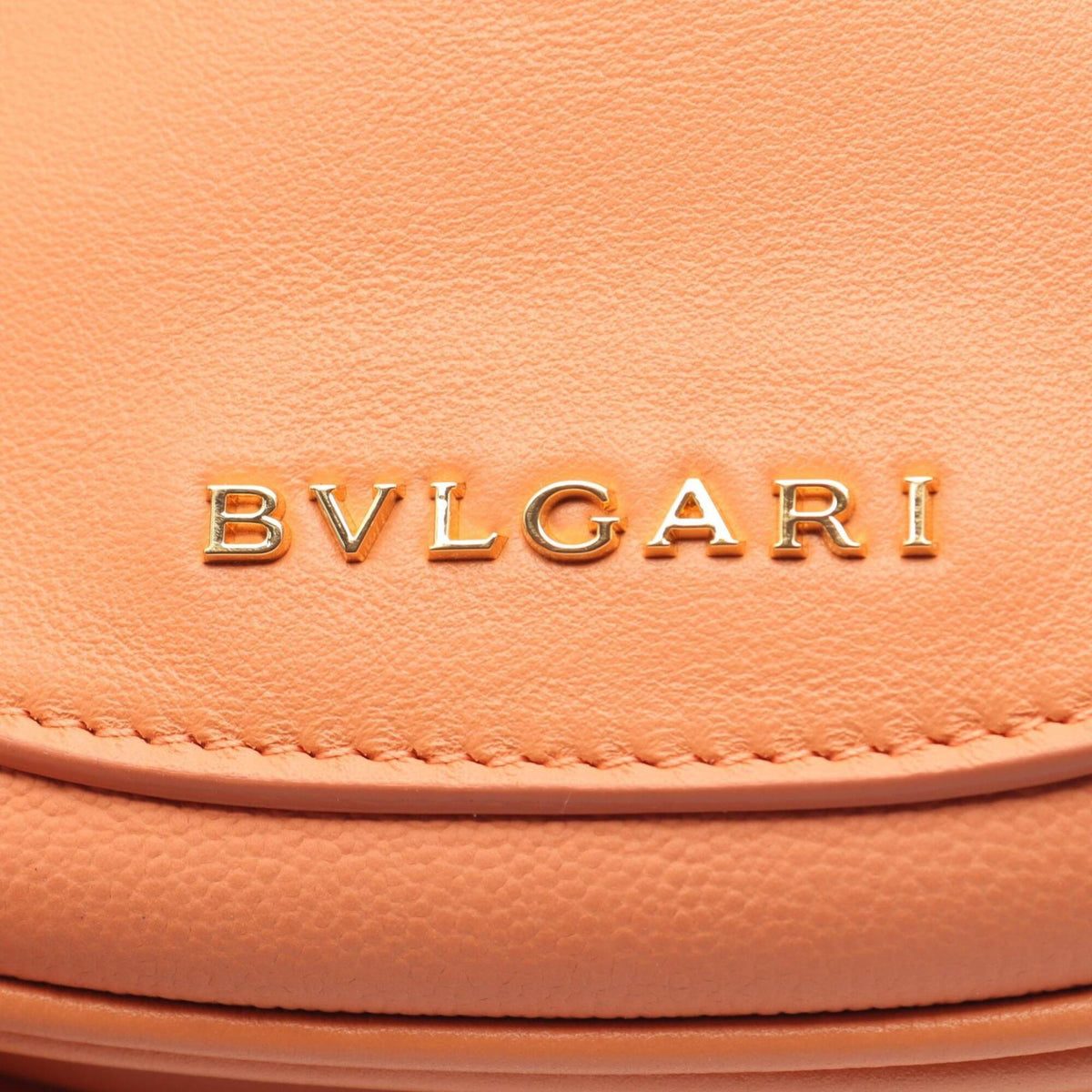 Bvlgari Pink Leather Handbag Shoulder Bag (Pre-Owned)