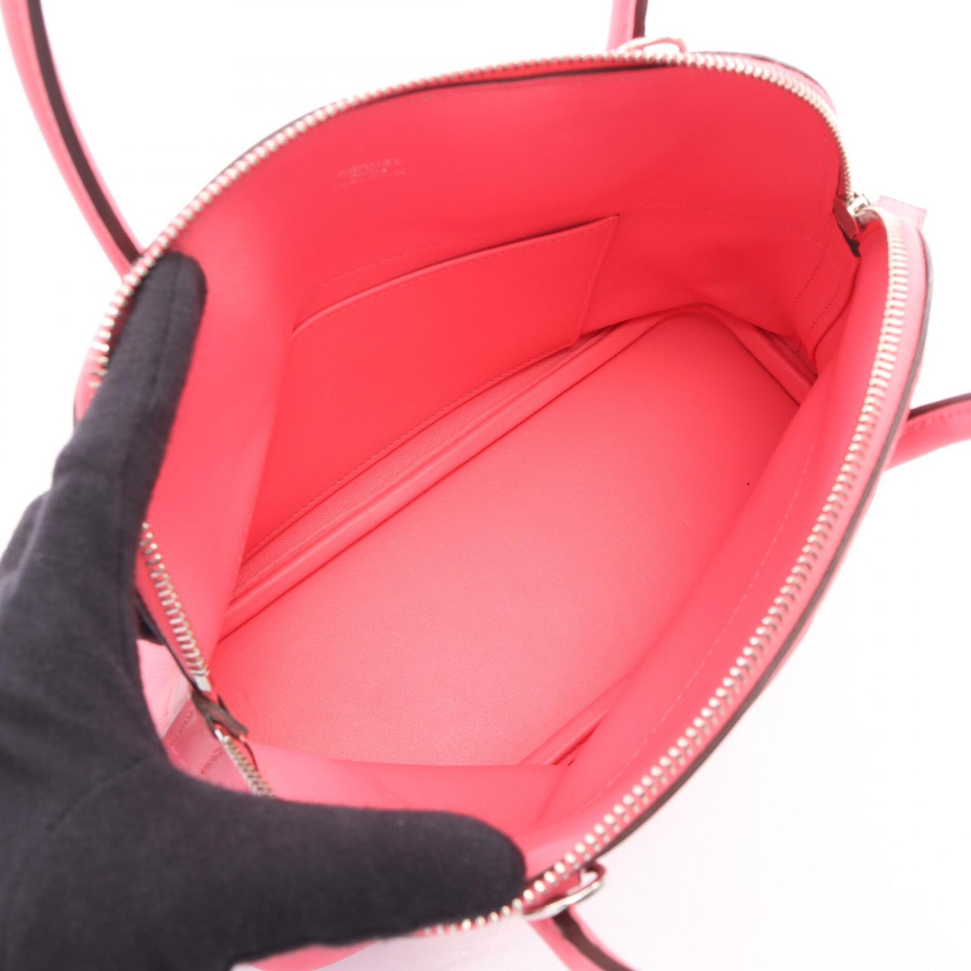 Hermes Pink Rose Azalee Swift Leather Leather Handbag (Pre-Owned)