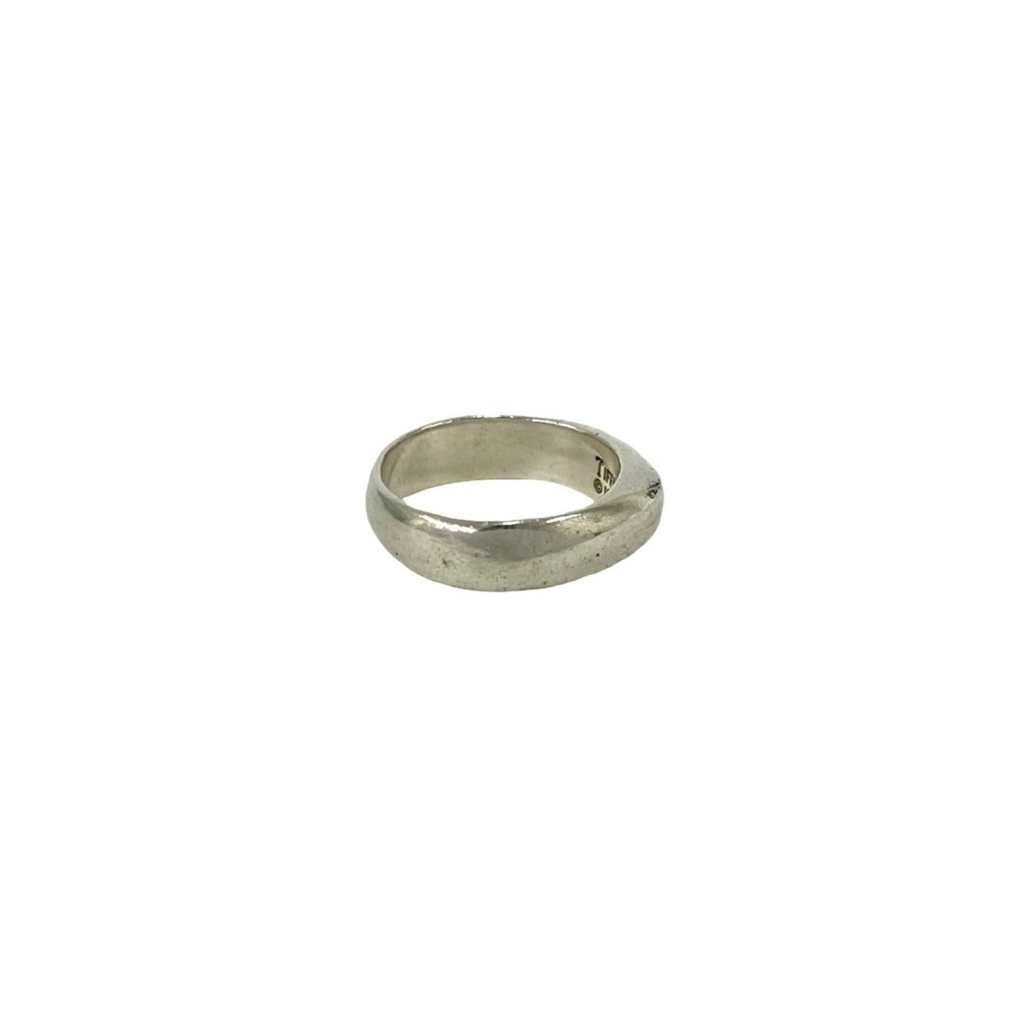 Tiffany Silver Silver 925 Band Ring (Pre-Owned)