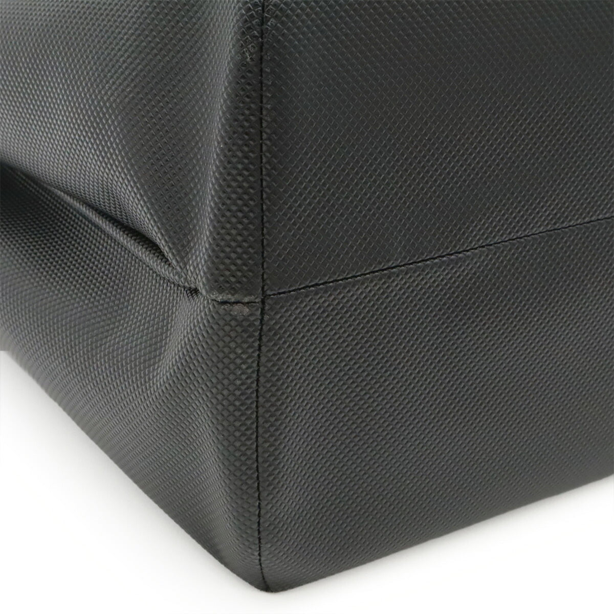 Bottega Veneta Black Dark Brown Coated Canvas Tote Bag (Pre-Owned)