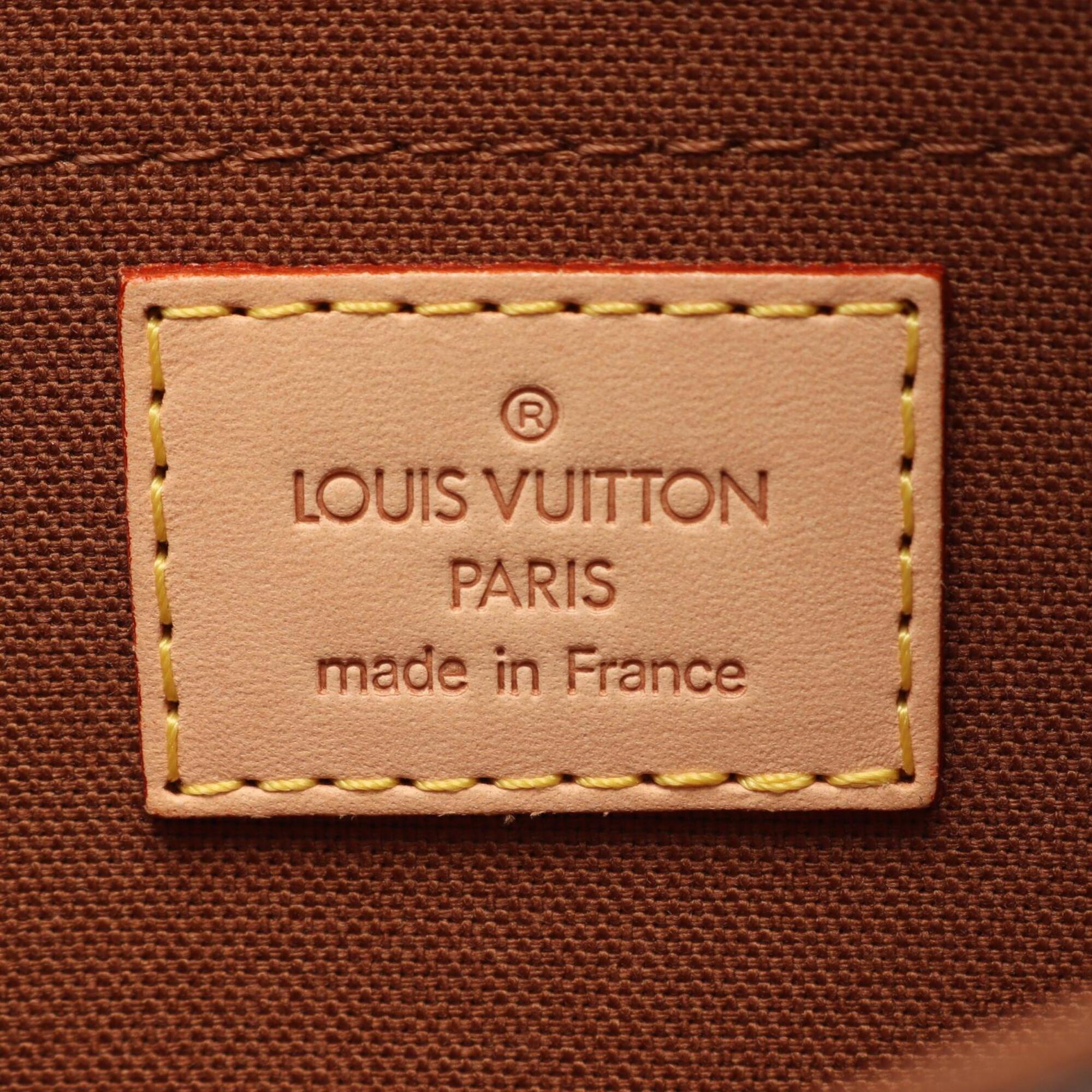 Louis Vuitton Brown Coated Canvas Monogram Leather Fanny Pack Handbag Pochette (Pre-Owned)