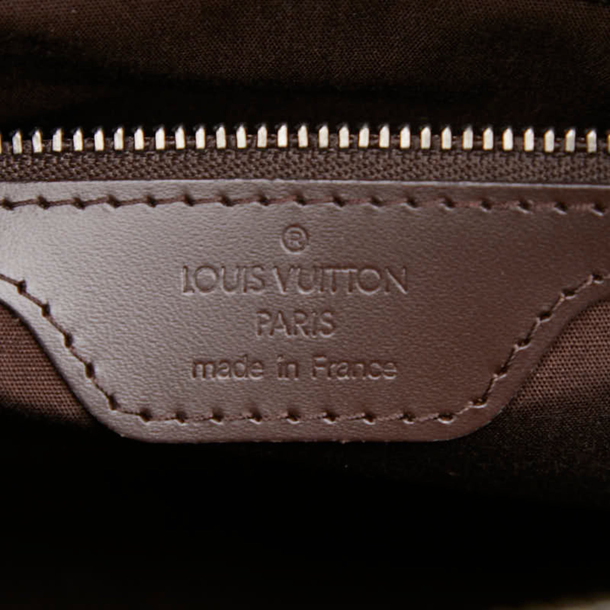 Louis Vuitton Brown Moka Pvc Leather Handbag (Pre-Owned)