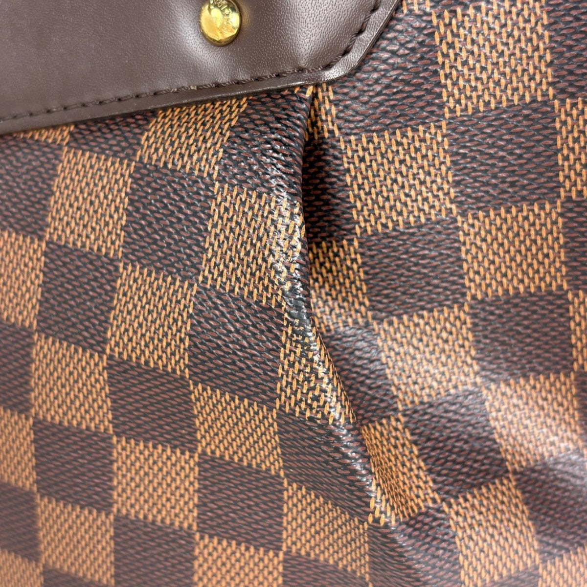 Louis Vuitton Brown Damier Canvas Damier Canvas Handbag (Pre-Owned)