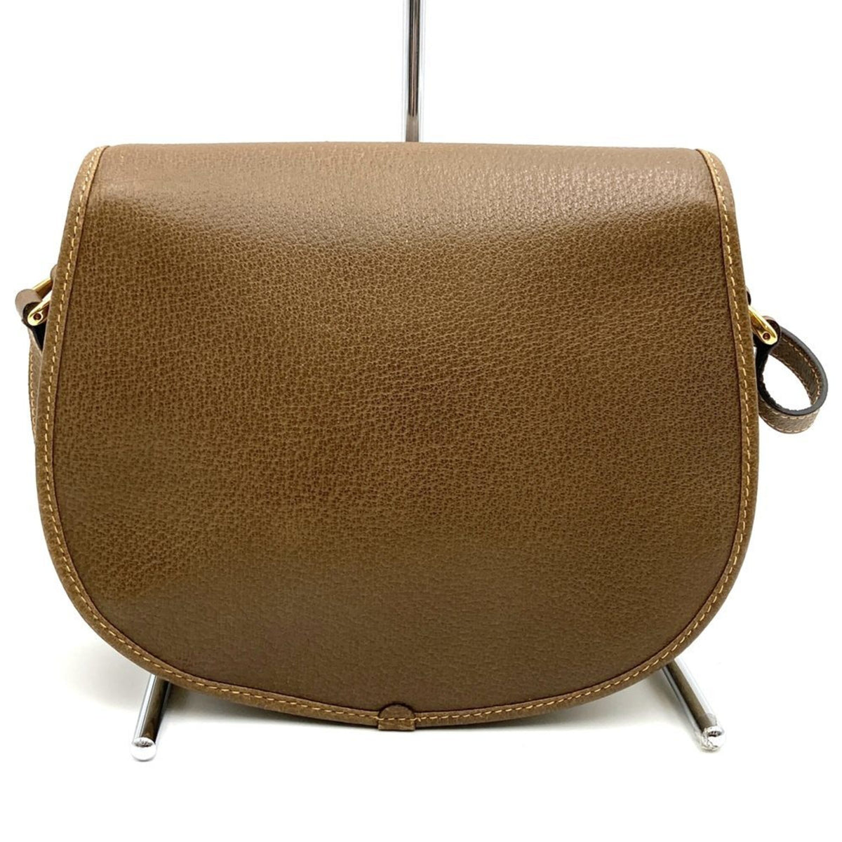 Gucci Brown Canvas Leather Shoulder Bag (Pre-Owned)