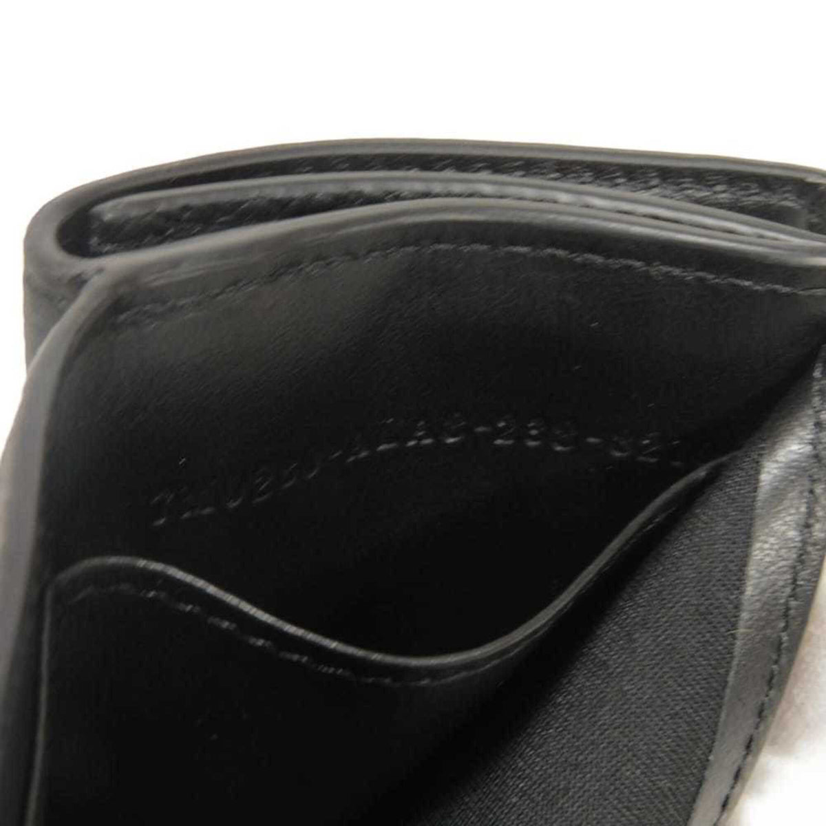 Fendi Black Gunmetal Wallet (Tri-Fold) (Pre-Owned)