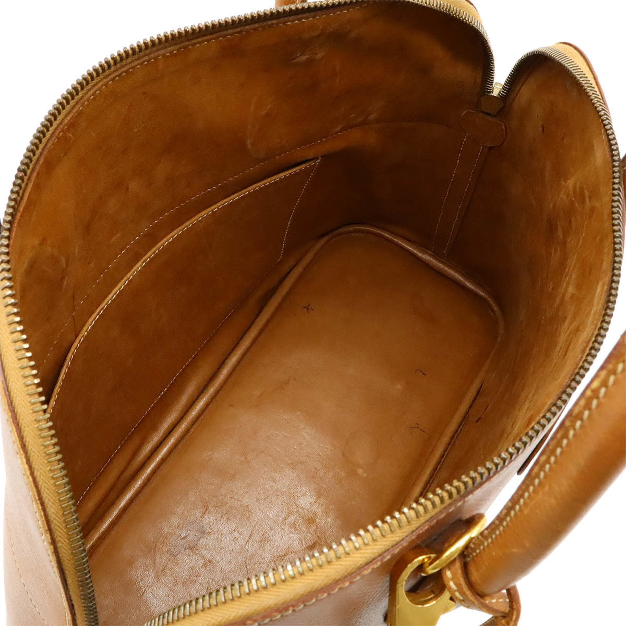 Hermes Brown Courchevel Leather Handbag Shoulder Bag (Pre-Owned)