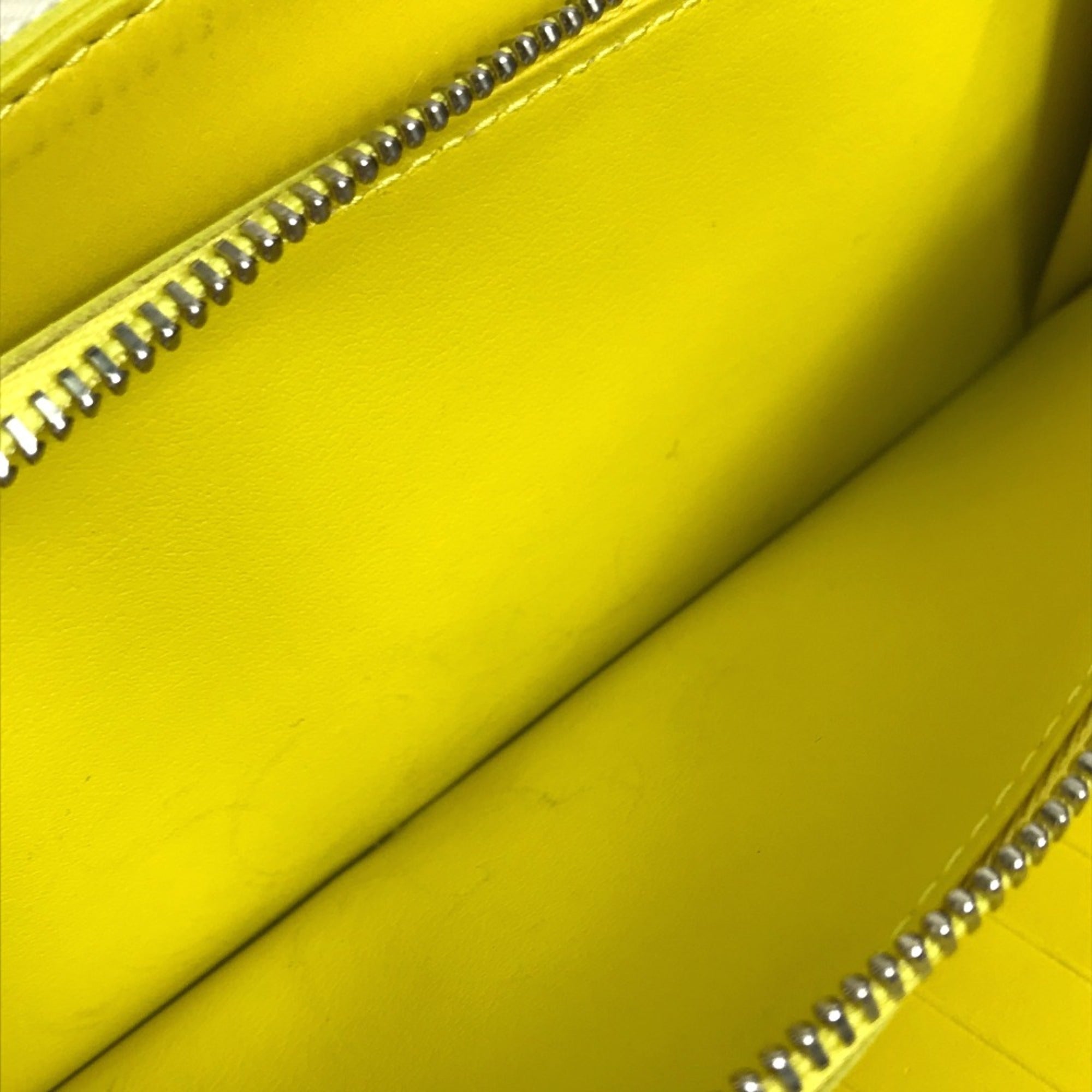 Louis Vuitton Yellow Leather Long Wallet (Bi-Fold) (Pre-Owned)