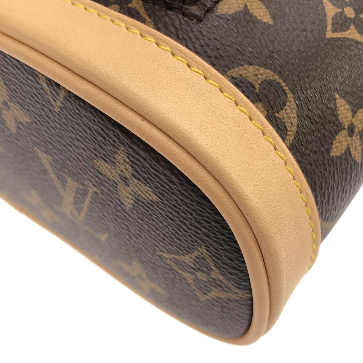 Louis Vuitton Marron Coated Canvas Backpack (Pre-Owned)